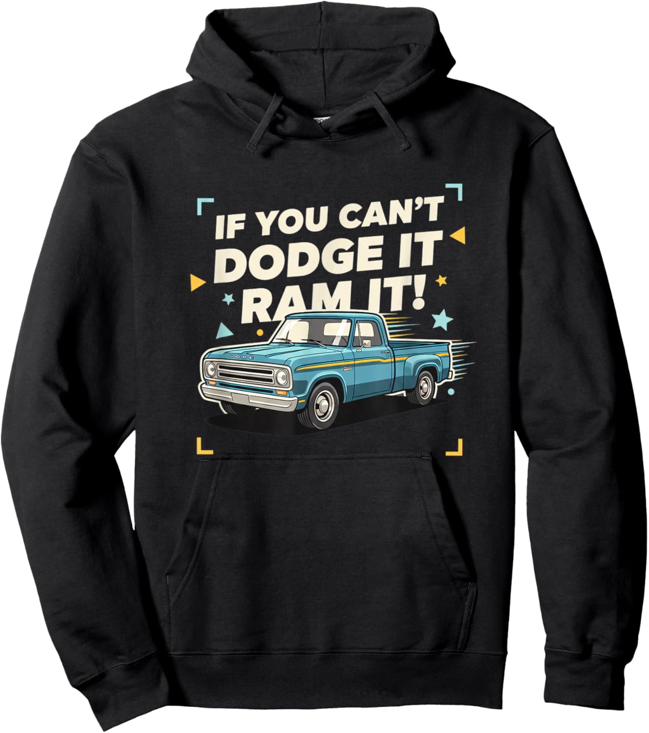 Trucks & Off-Road, Oldschool Pickup Attitude: If You Can't Hoodie - Hoodie | Black