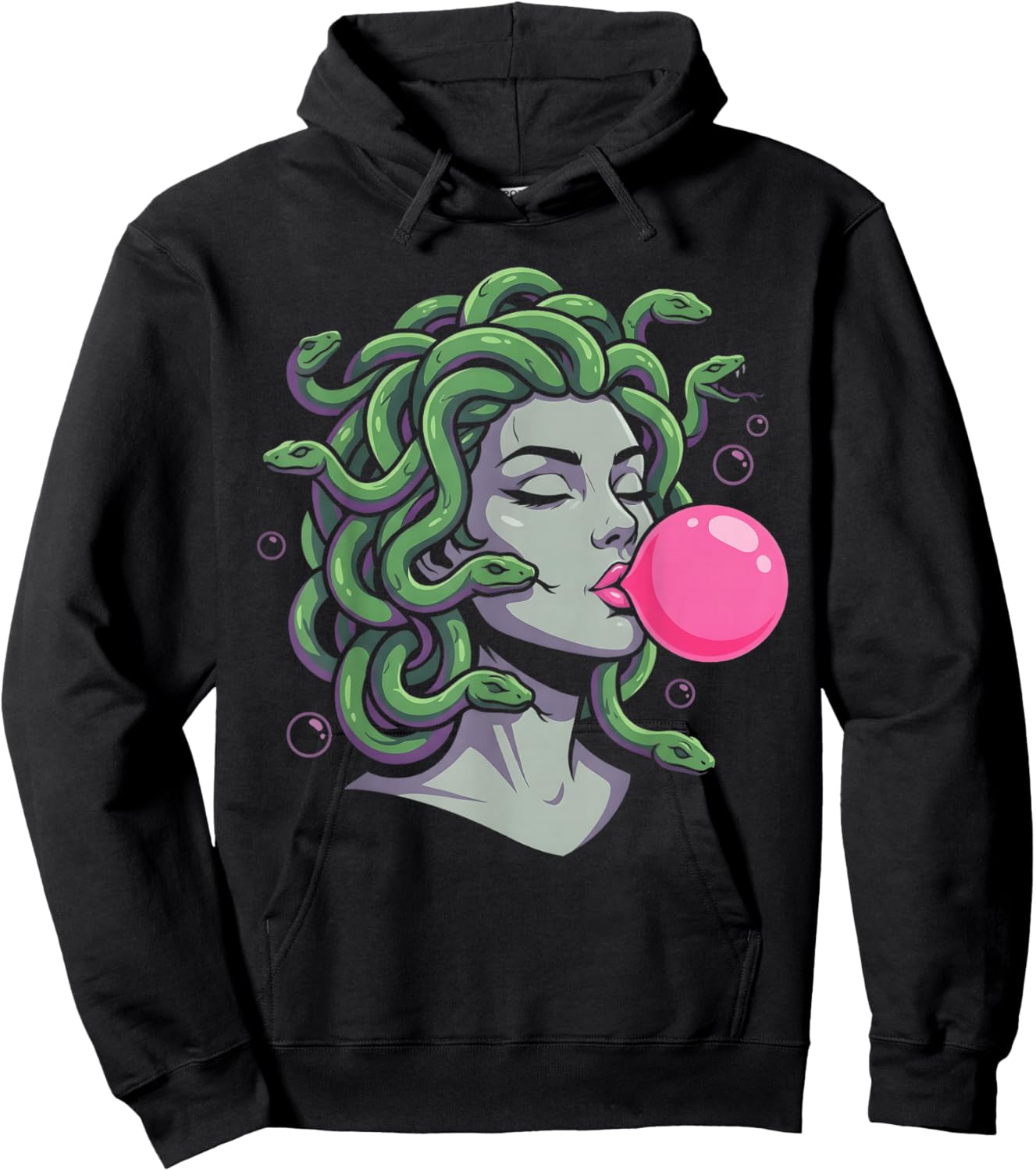Medusa Bubble Gum Hoodie - Hoodie | Black
