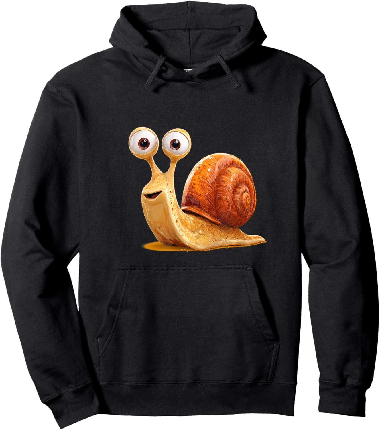 Smiling Snail Graphic Costume for Boys and Girls Hoodie - Hoodie | Black