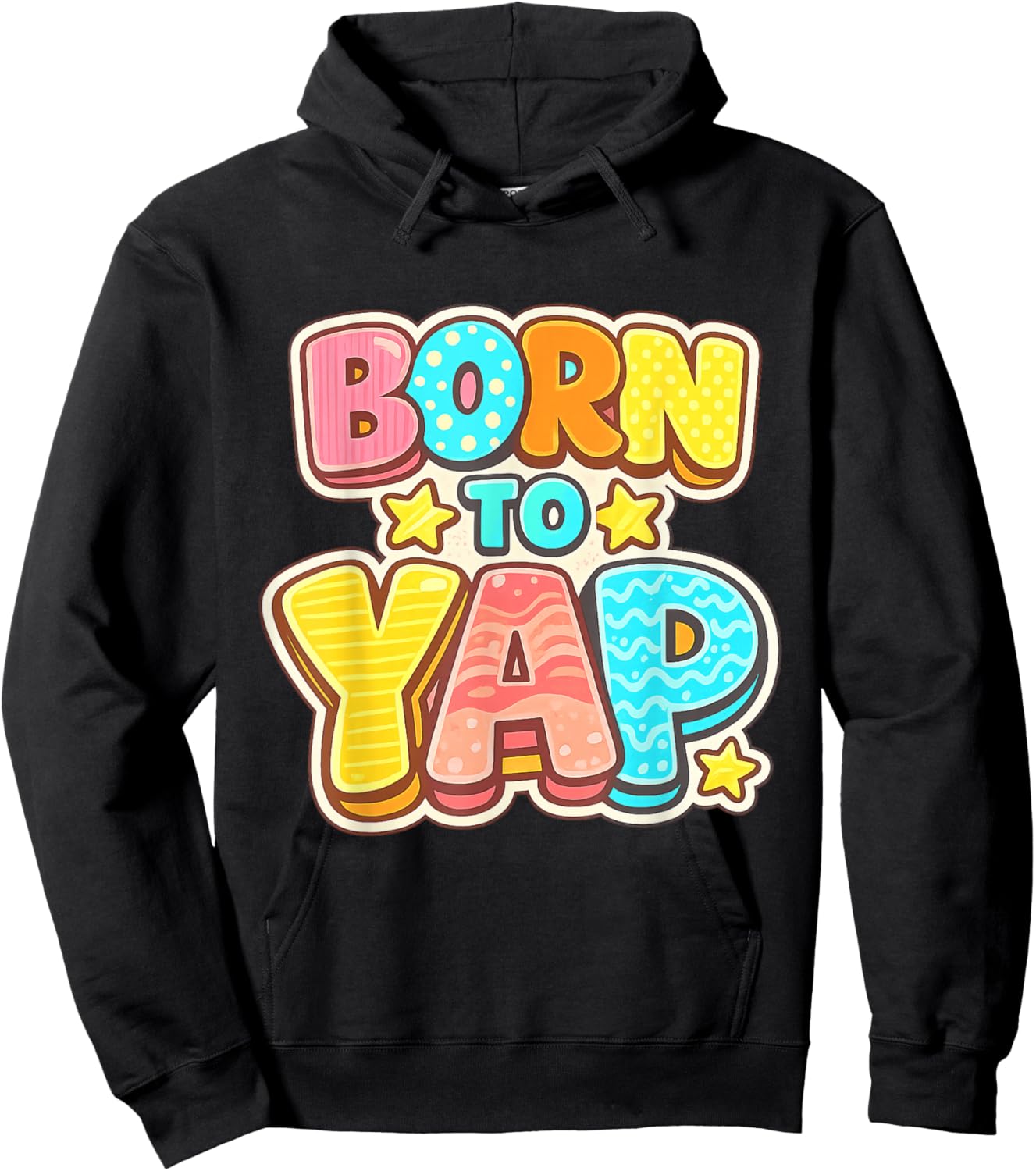 Born to Yap Hoodie - Hoodie | Black