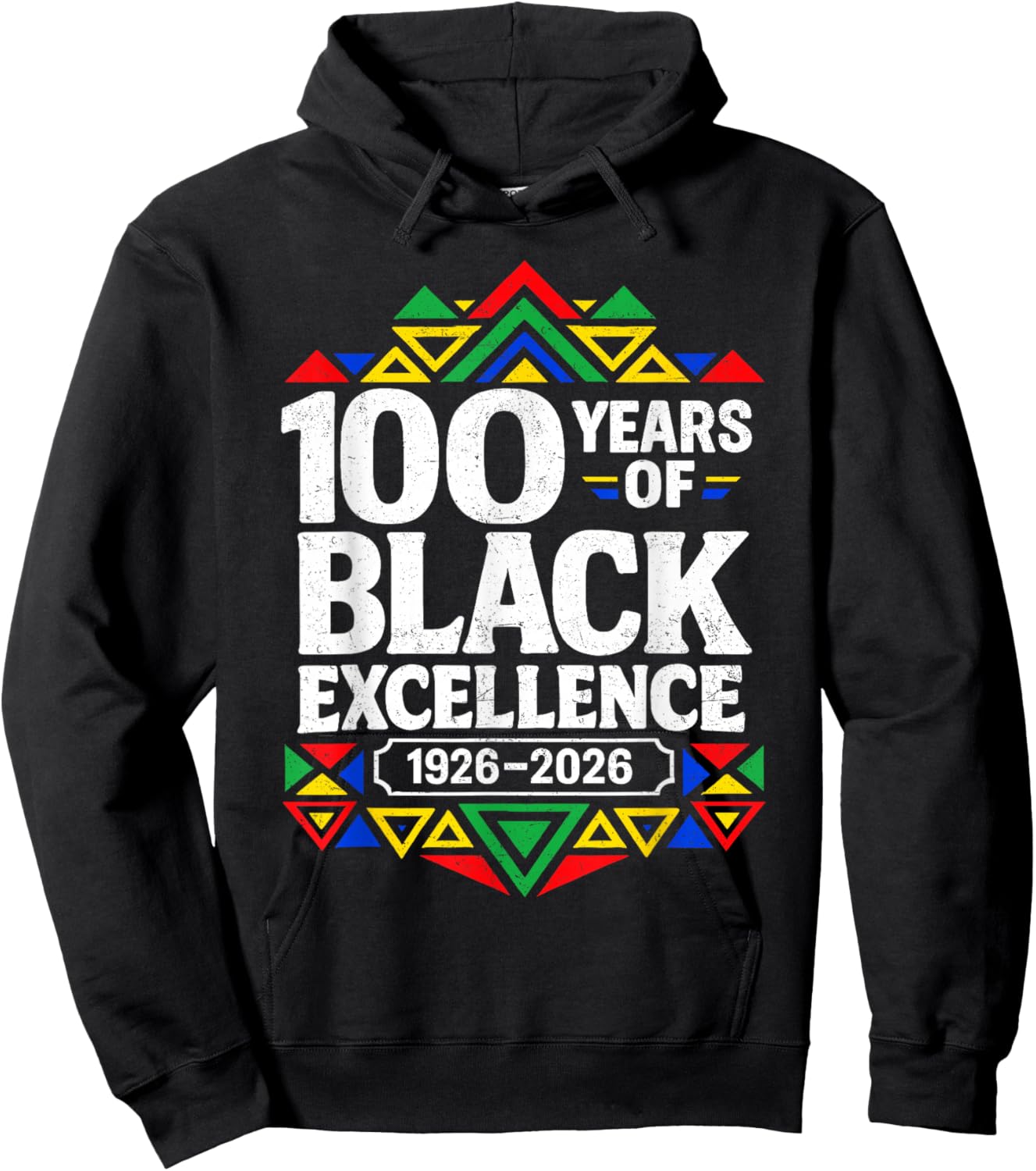 100 Years of Black Excellence Centennial Black History Month Hoodie - Hoodie | Black