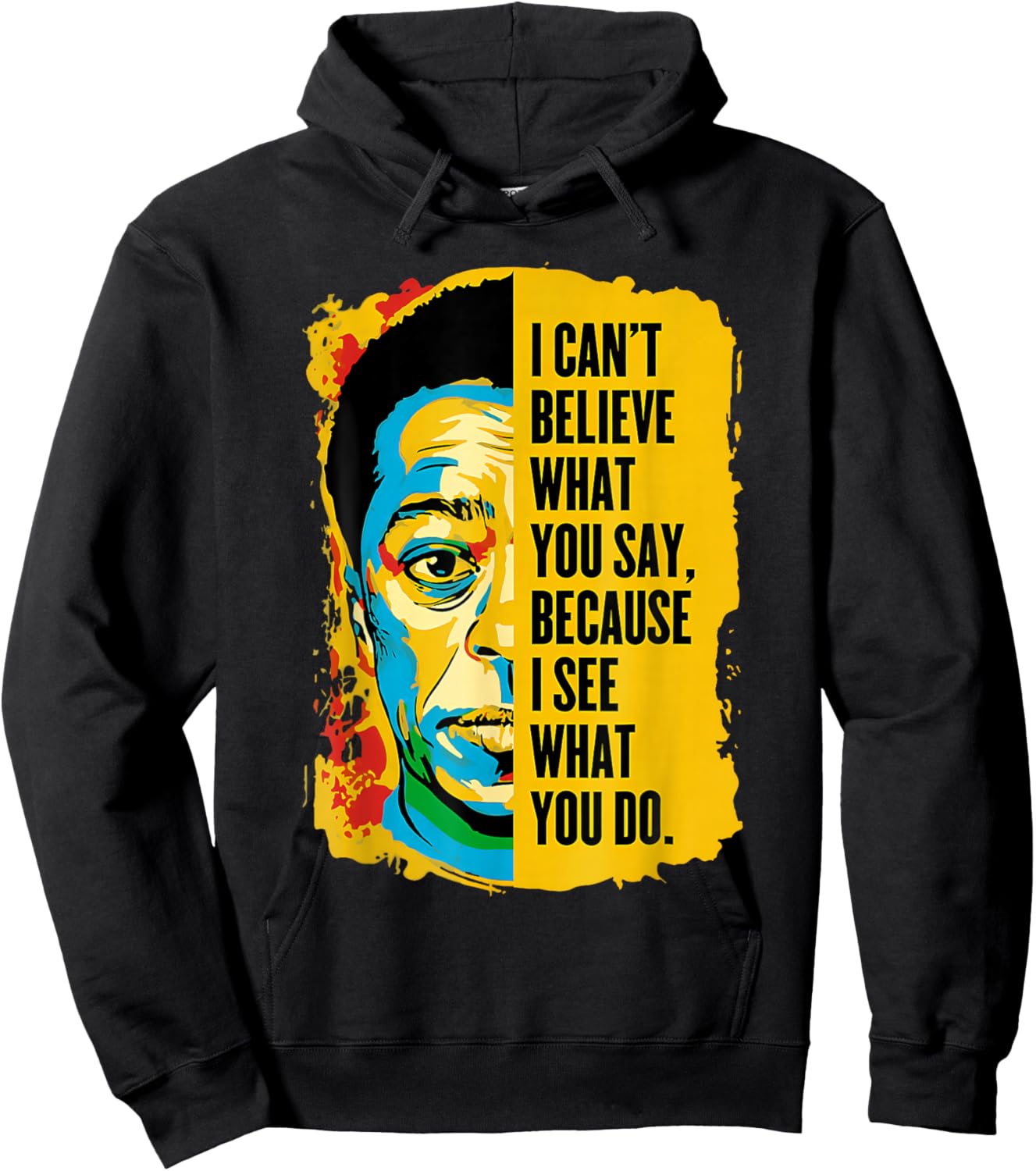 James Baldwin Graffiti Art Juneteenth Black History Month Hoodie - Hoodie | Black