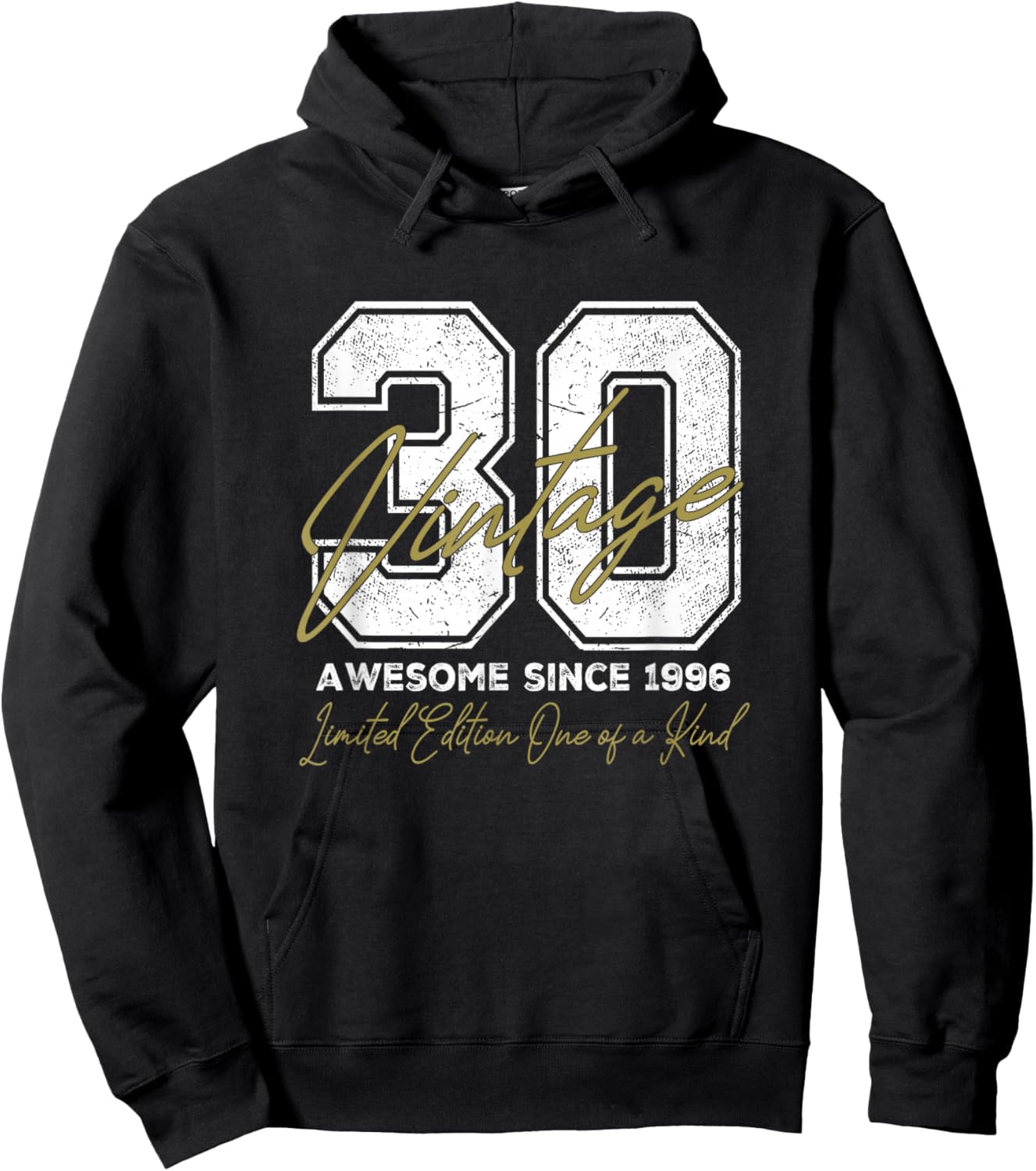 30 Year Old Gifts Vintage 1996 Limited Edition 30th Birthday Hoodie - Hoodie | Black