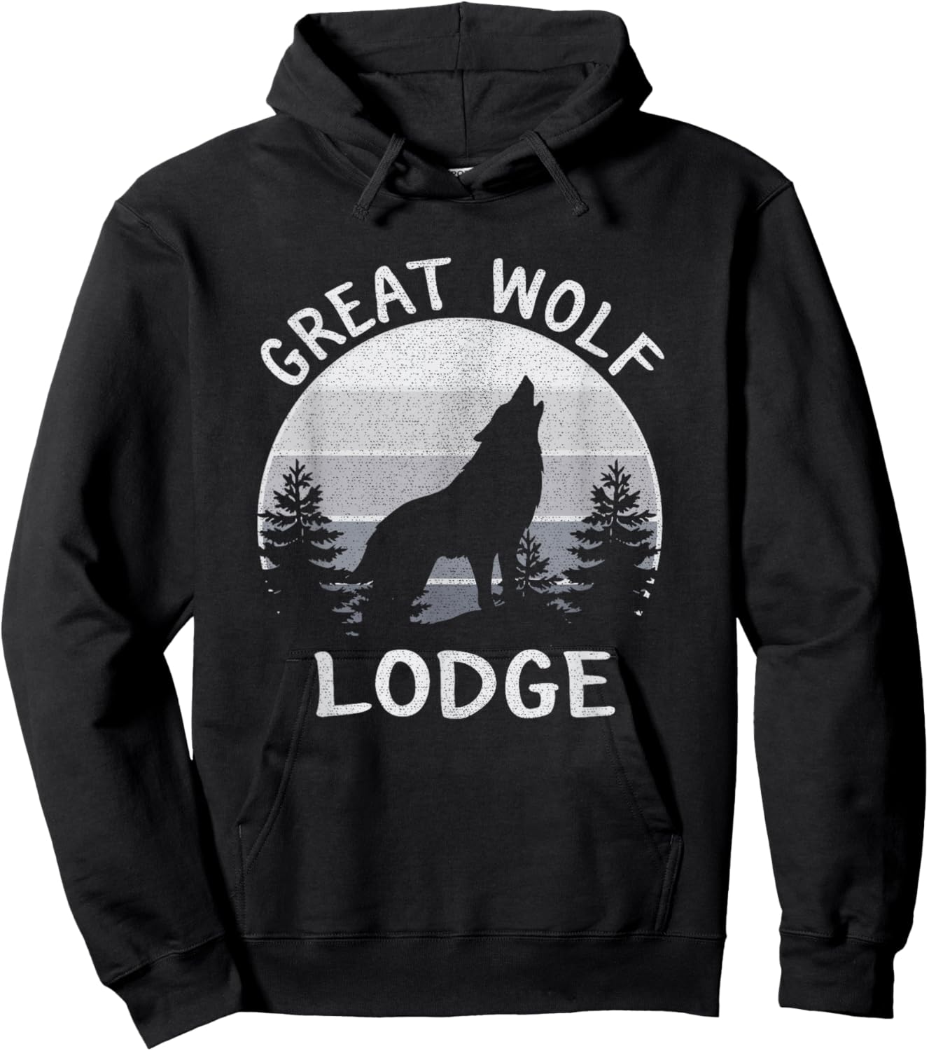 Great Wolf Lodge Lovers Outdoor Adventure Enthusiast Hoodie - Hoodie | Black