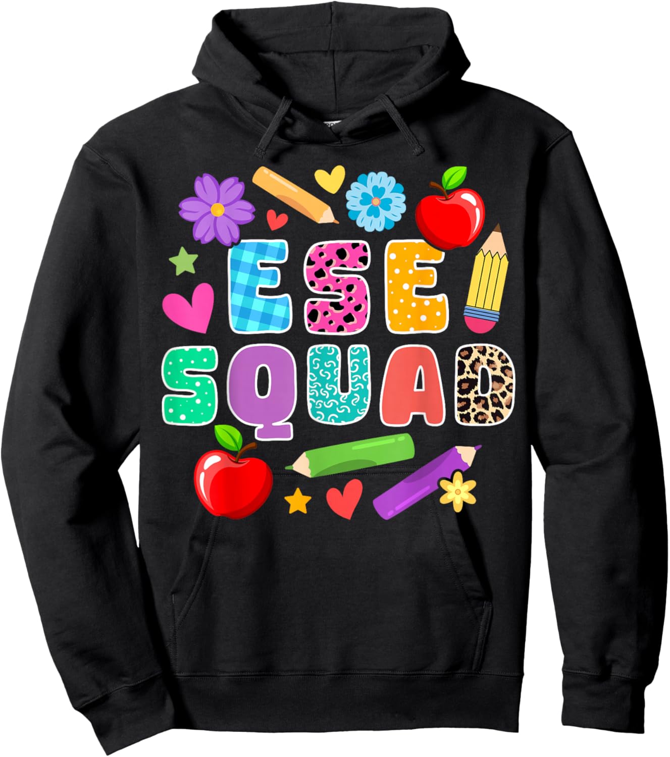 ESE Squad Exceptional Student Education Hoodie - Hoodie | Black