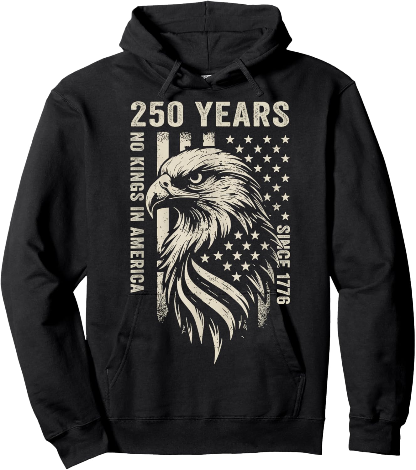 250 Years No Kings in America Since 1776 2026 We The People Hoodie - Hoodie | Black