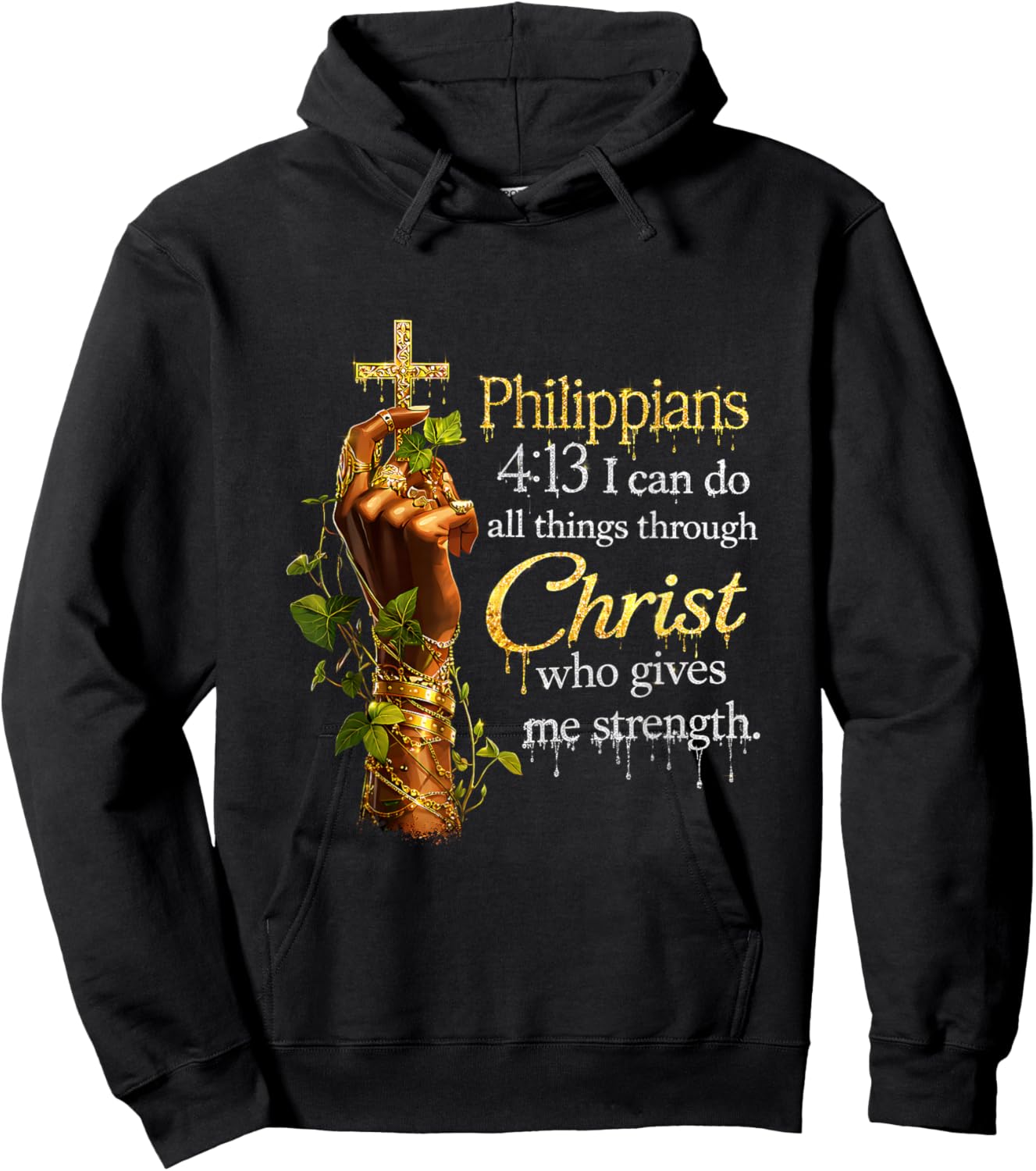 Black Women God Christian Faith African Melanin Queen Hoodie - Hoodie | Black
