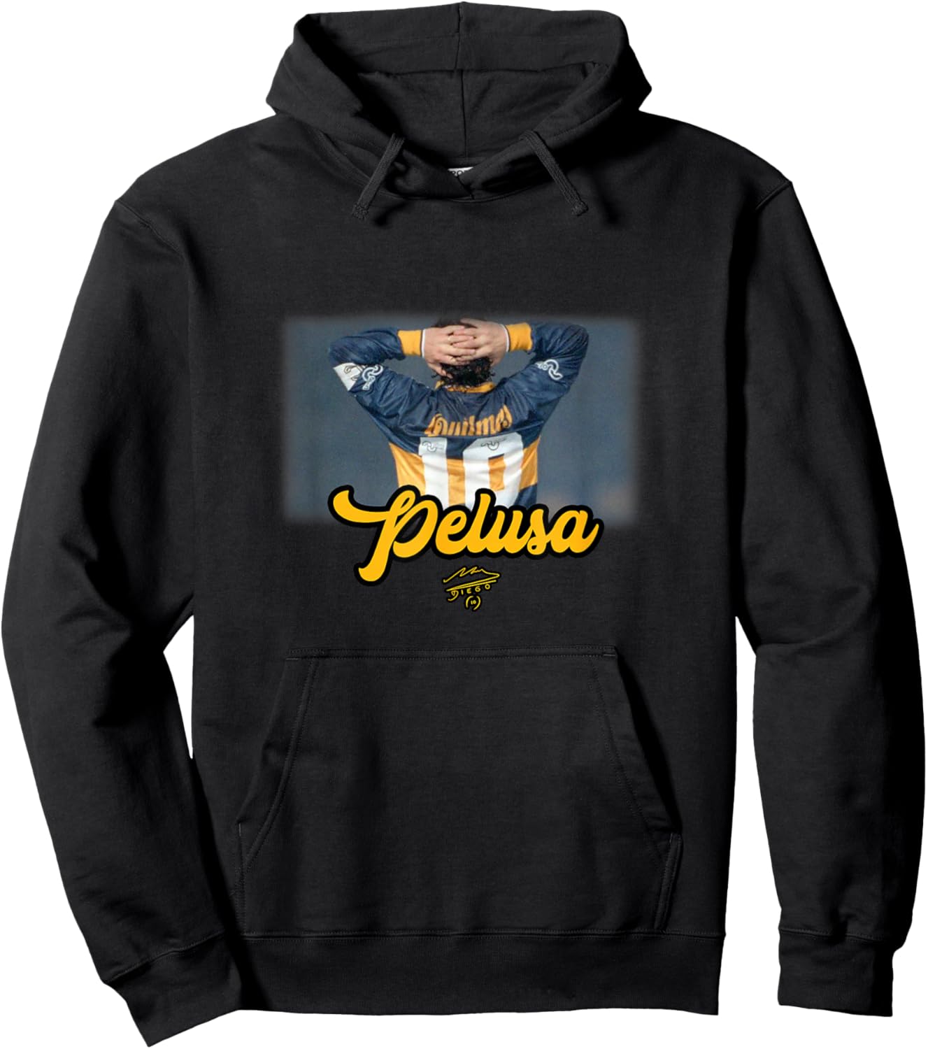 Maradona Pelusa Hoodie - Hoodie | Black