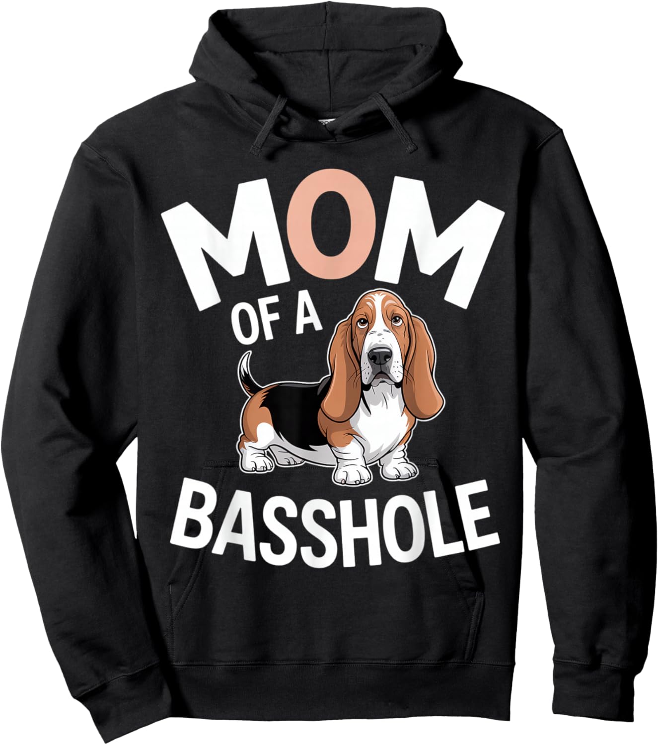 Mom of A Basshole Hoodie - Hoodie | Black