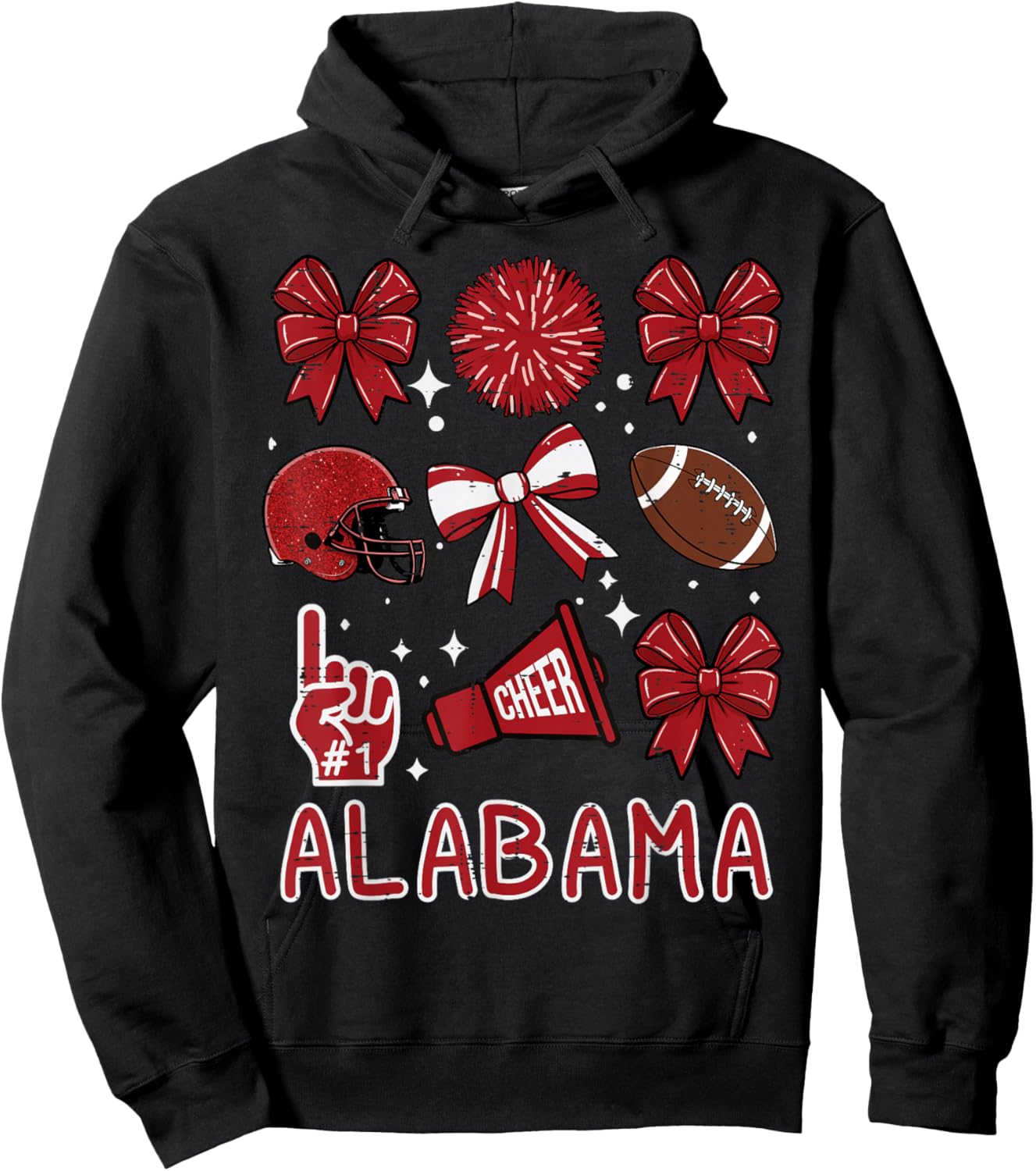 Alabama Women Kids Boys Girls Youth Teen Men Hoodie - Hoodie | Black