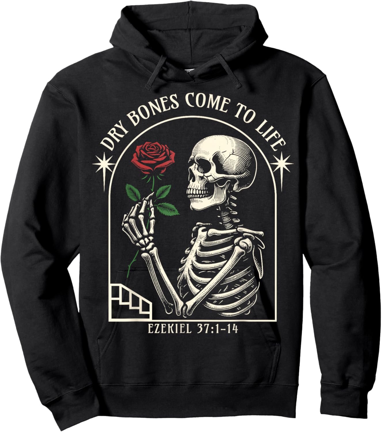 Dry Bones Come to Life Hoodie - Hoodie | Black