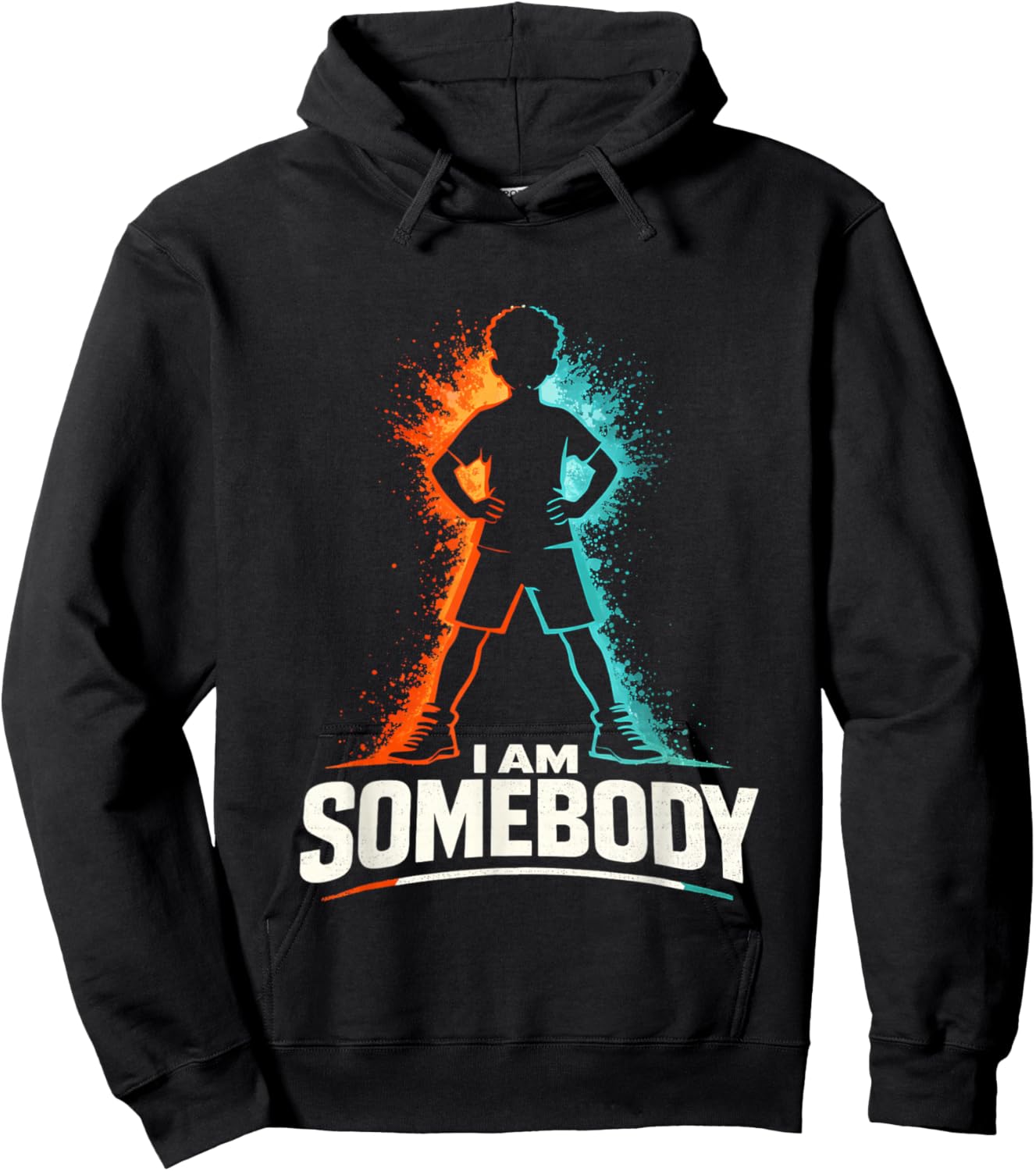 I Am Somebody Black Boy Empowerment Hoodie - Hoodie | Black