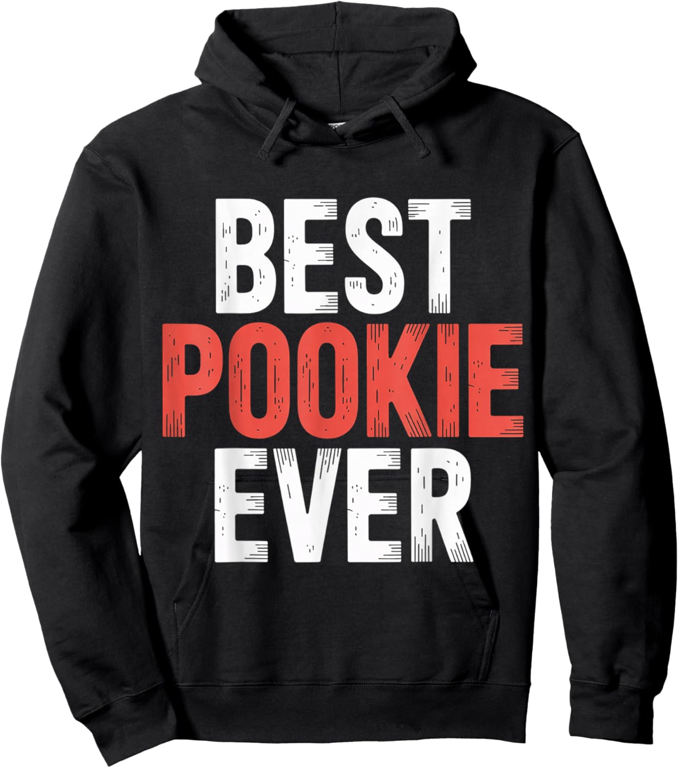 Best Pookie Ever Adorable Nickname Cute Hoodie - Hoodie | Black
