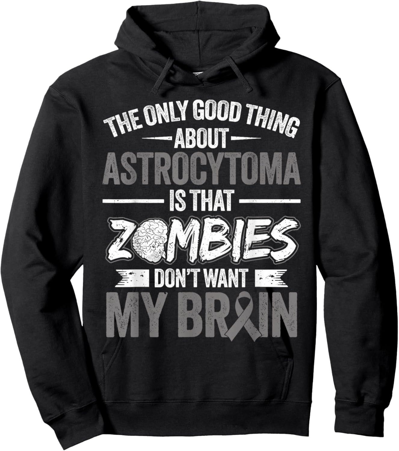 Astrocytoma Warrior Hoodie - Hoodie | Black