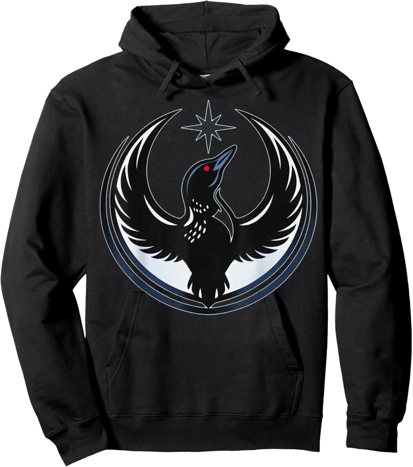Minnesota Rebel Loon Hoodie - Hoodie | Black