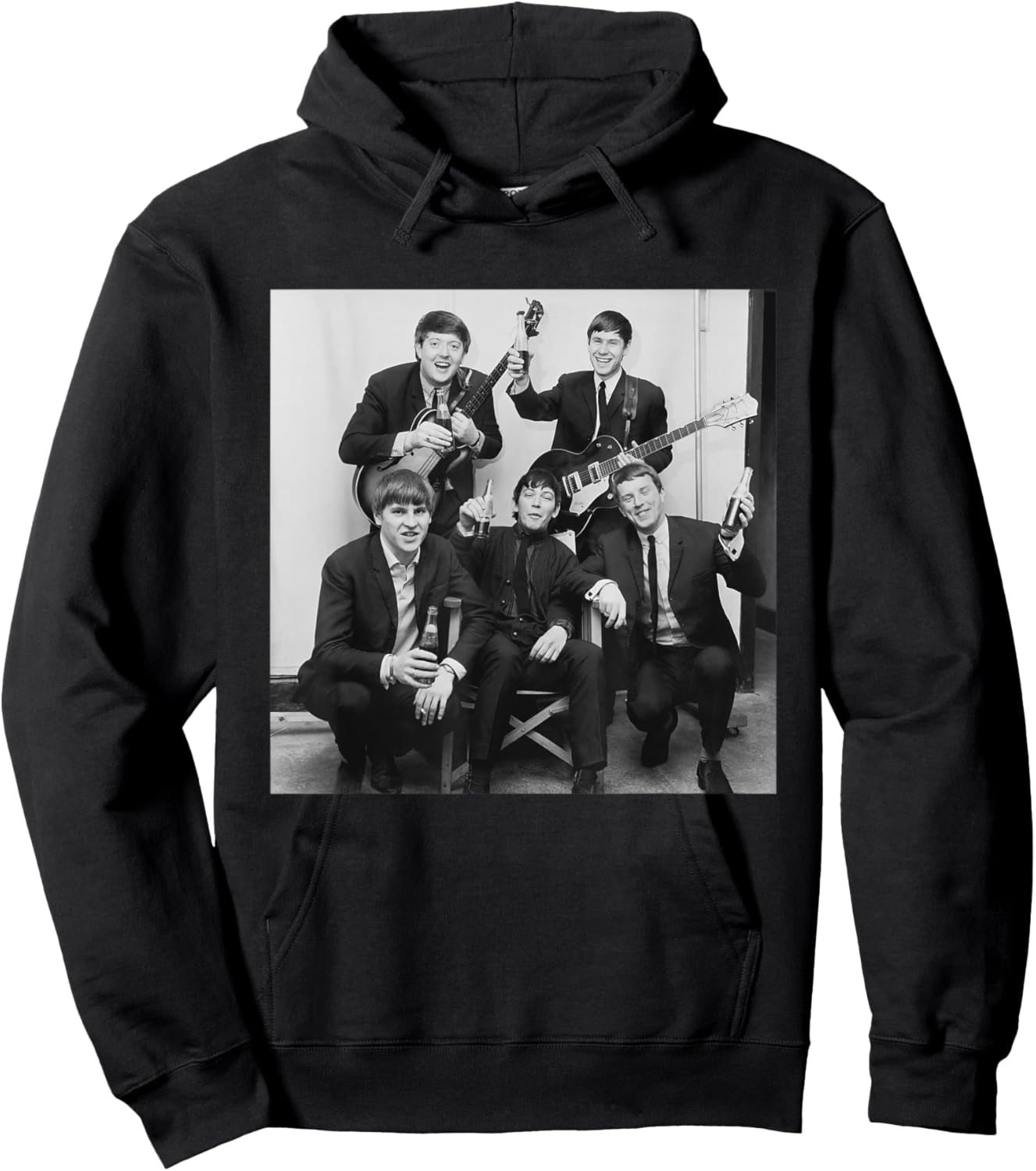The Animals Portrait House of The Rising Sun 1964 Hoodie - Hoodie | Black