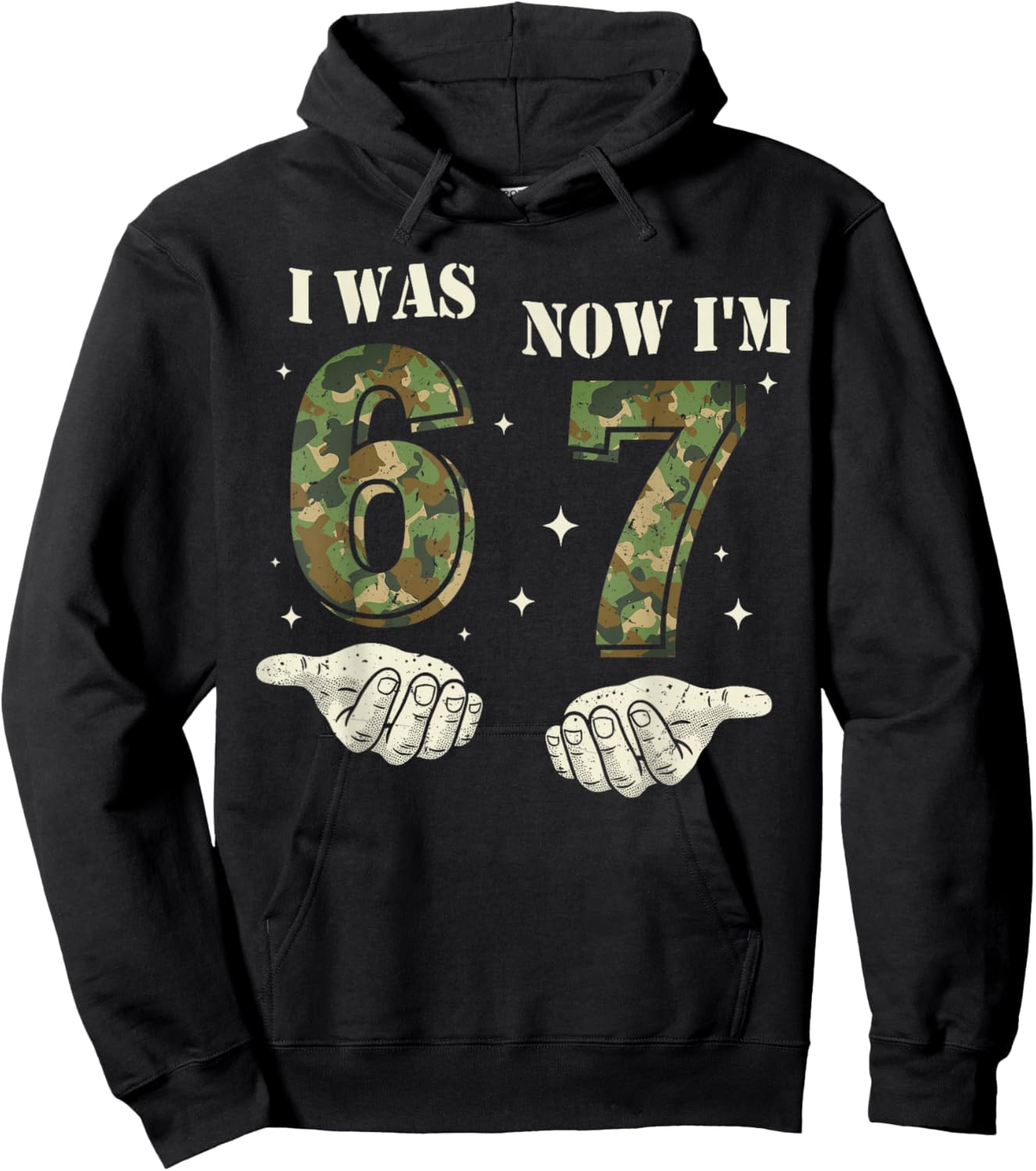 I was 6 Now I'm 7 Year Old Birthday 6 7 Birthday Boys Kids Hoodie - Hoodie | Black