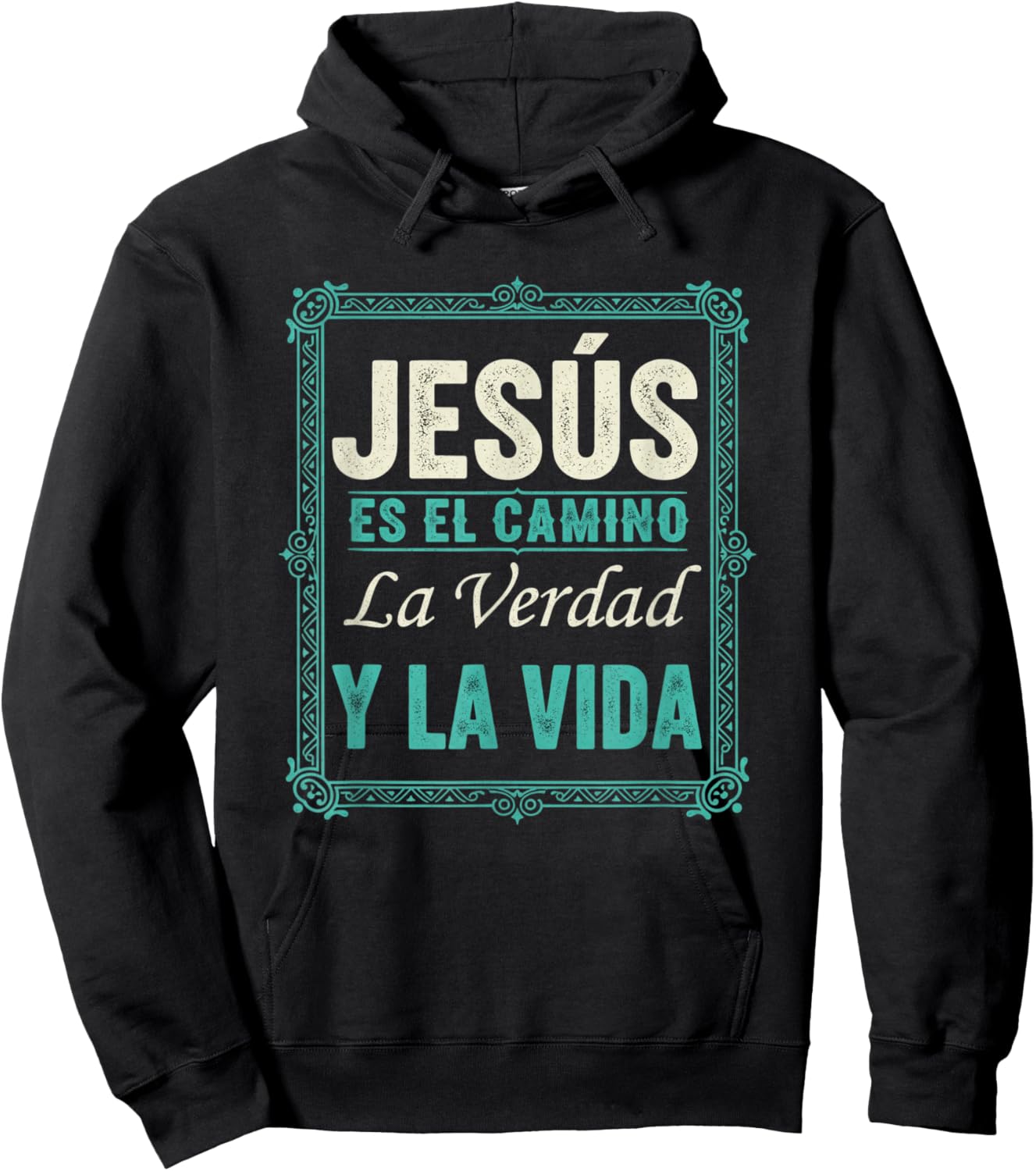 Christian Faith Jesus ES El Camino La Verdad Y La Vida Hoodie - Hoodie | Black