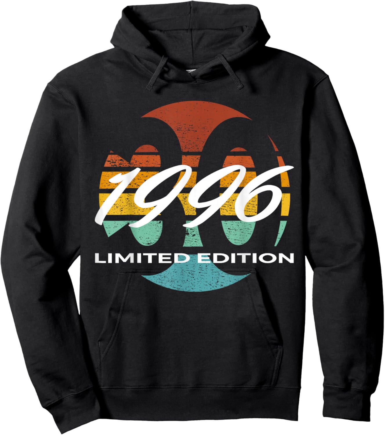 30th Birthday Man Woman 30 Years 1996 Funny Gift Hoodie - Hoodie | Black