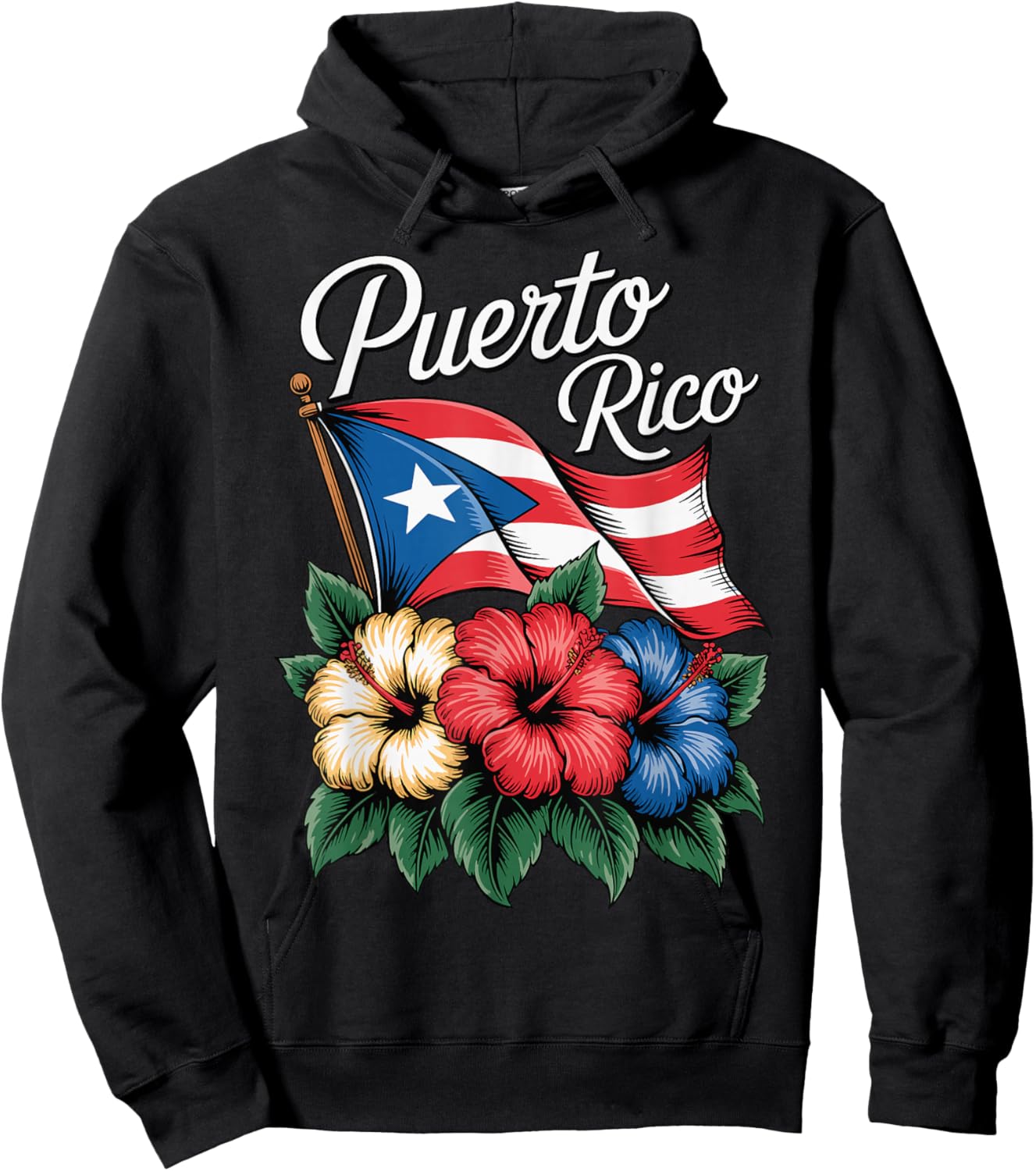 Puerto Rico Hoodie - Hoodie | Black