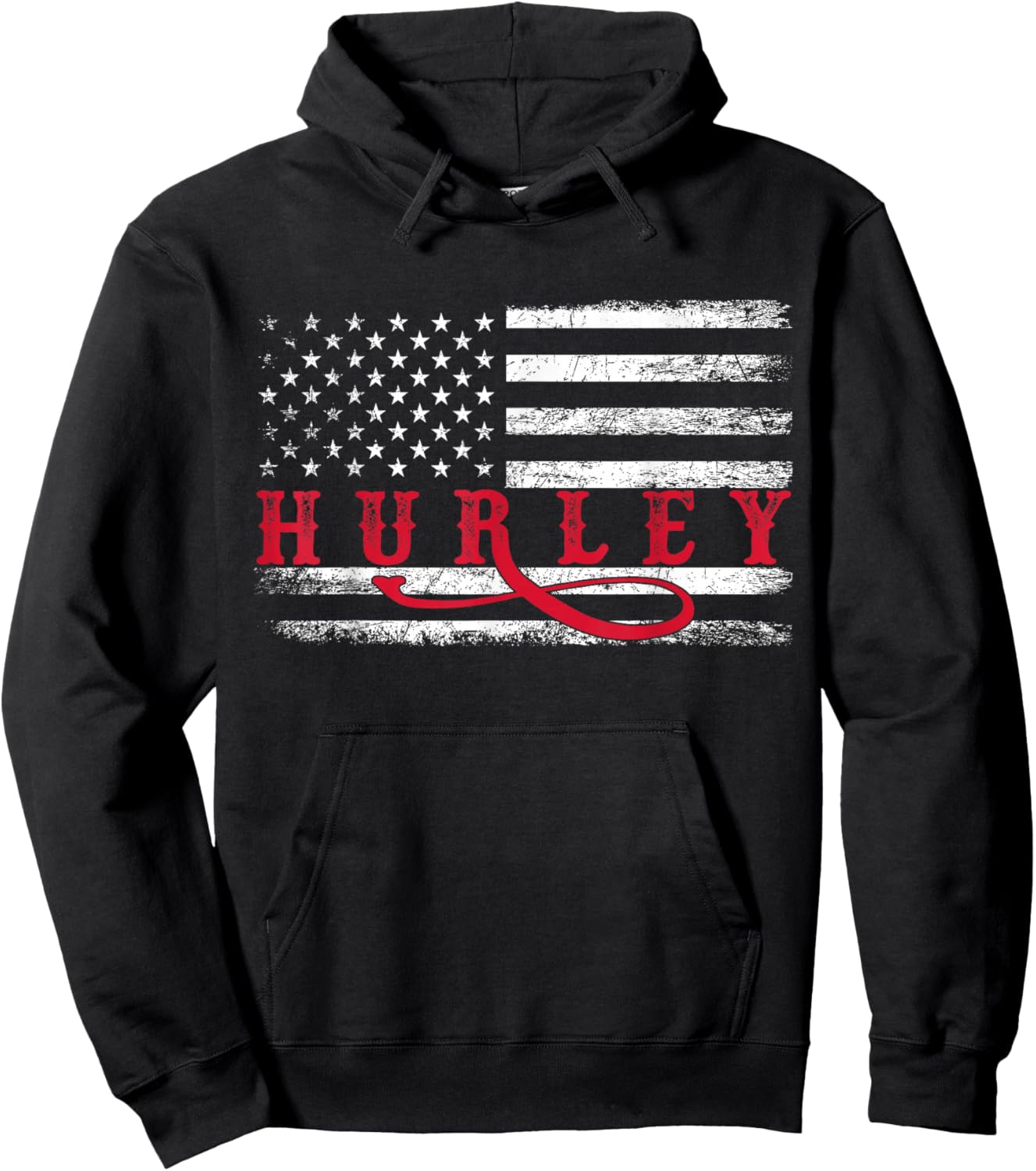 Retro Hurley Home State Cool 70s 80s Style Sunset Hoodie - Hoodie | Black