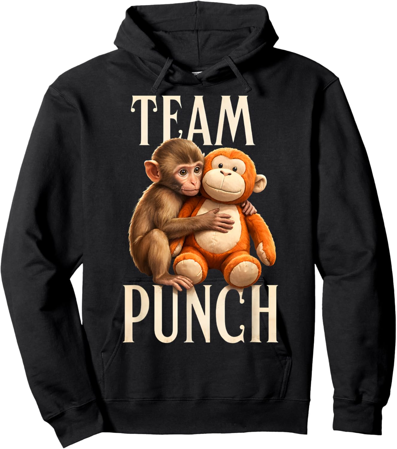 Baby Monkey Punch Team Punch Hoodie - Hoodie | Black