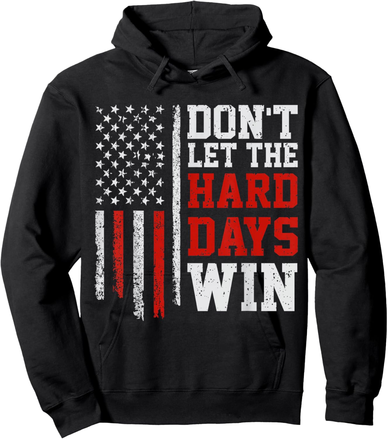 Don't Let The Hard Days Win Mental Health Awareness Therapy Hoodie - Hoodie | Black