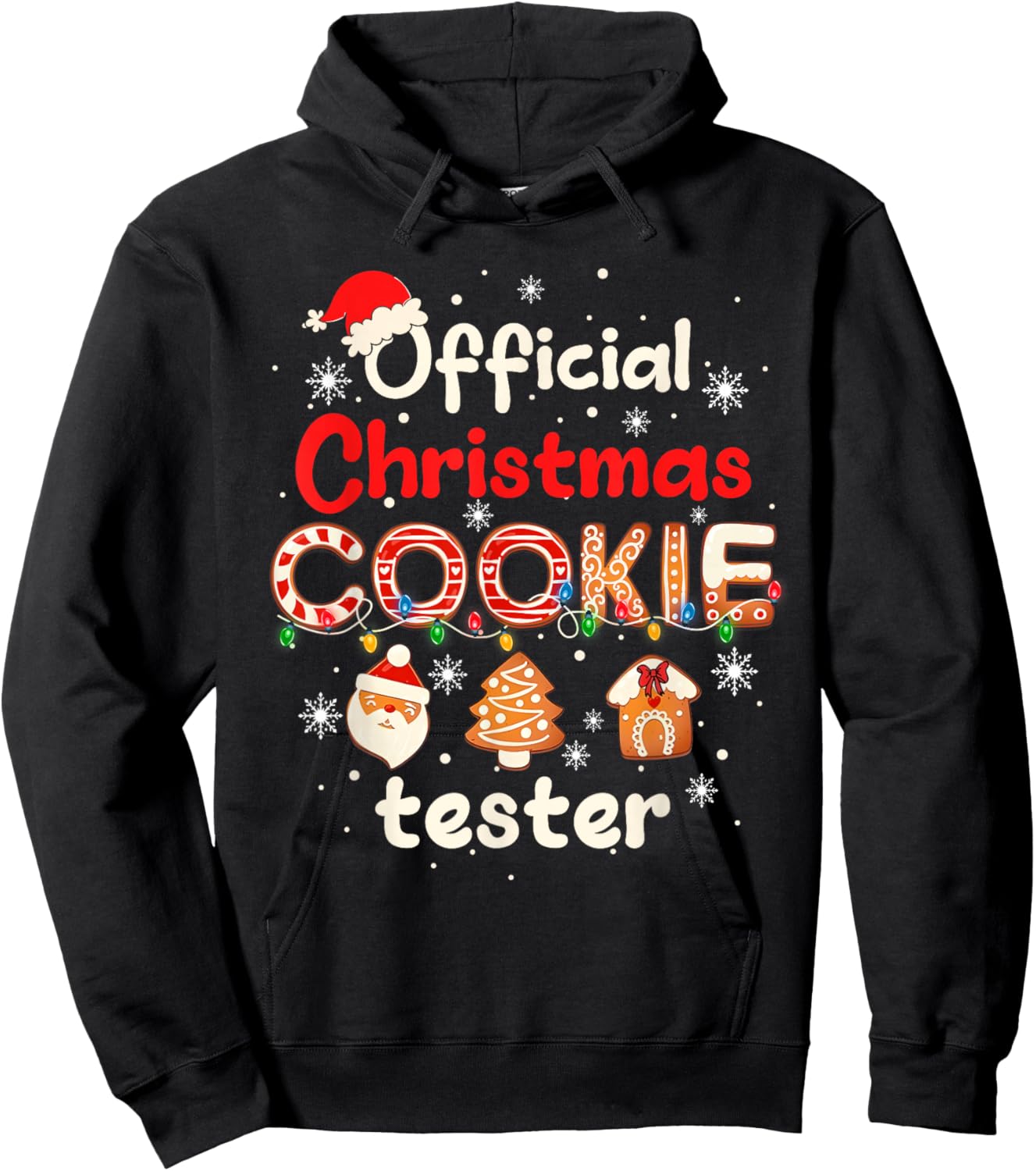 Official Christmas Cookie Tester Taster Baking Crew Toddle Hoodie - Hoodie | Black