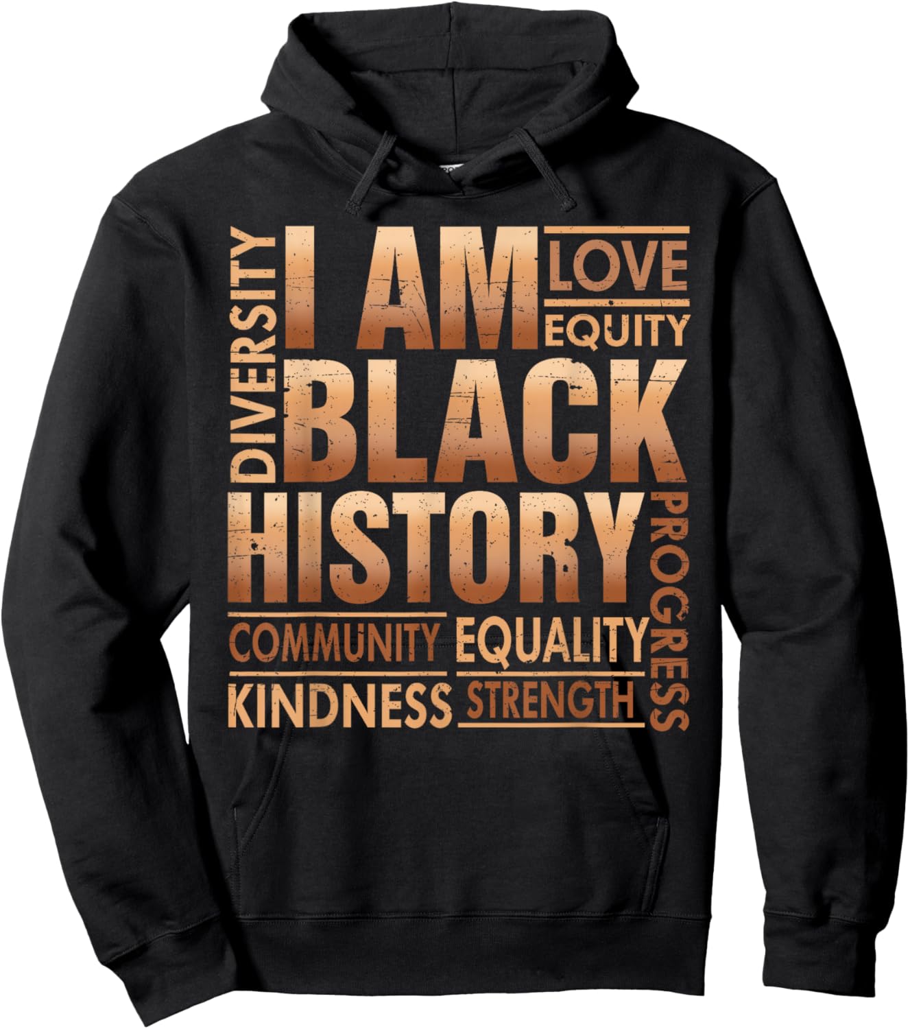 I Am Black History African American Men Boy Kid Hoodie - Hoodie | Black