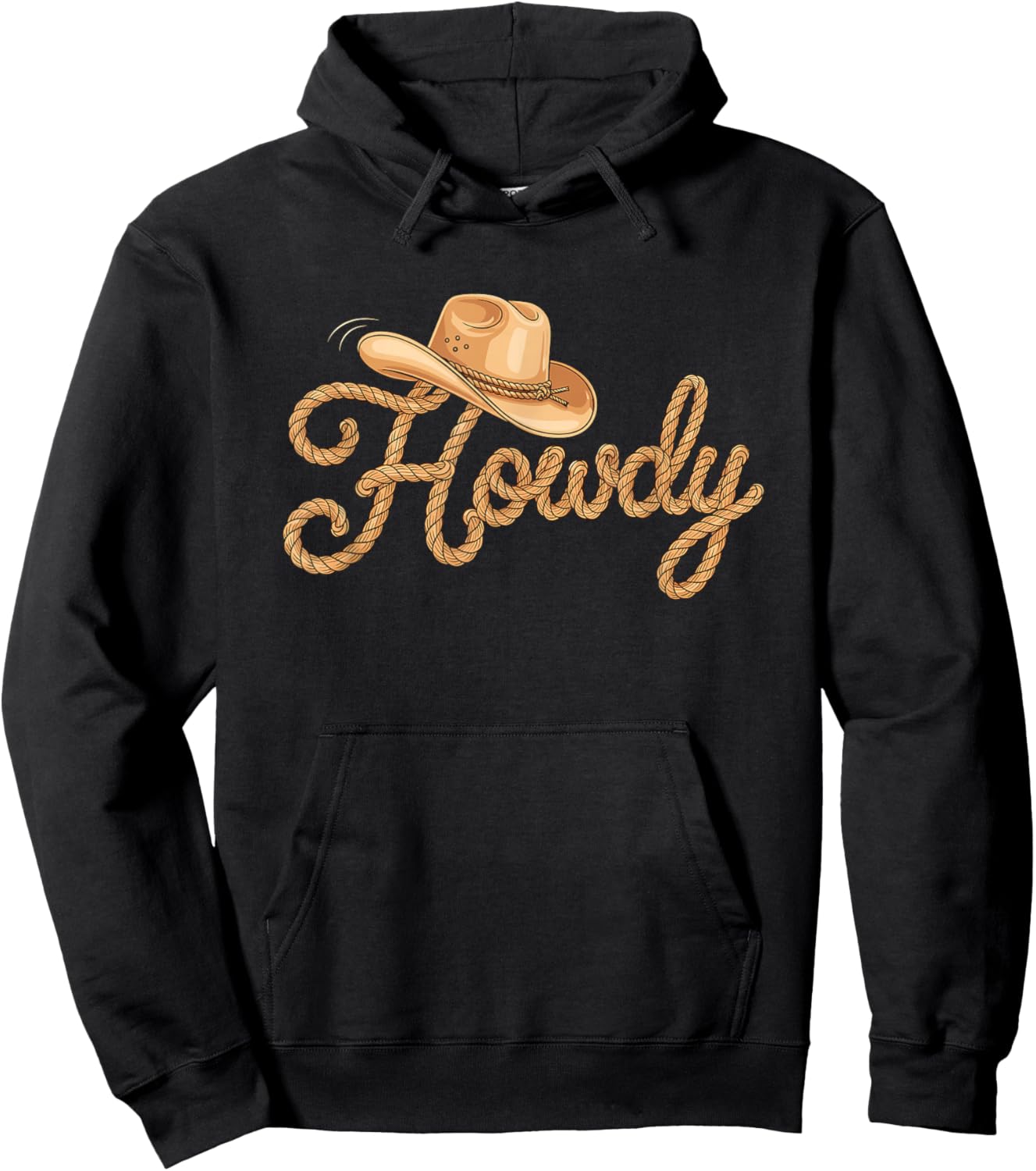 Howdy Cowgirl Cowboy Party Western Rodeo Country Men Women Hoodie - Hoodie | Black