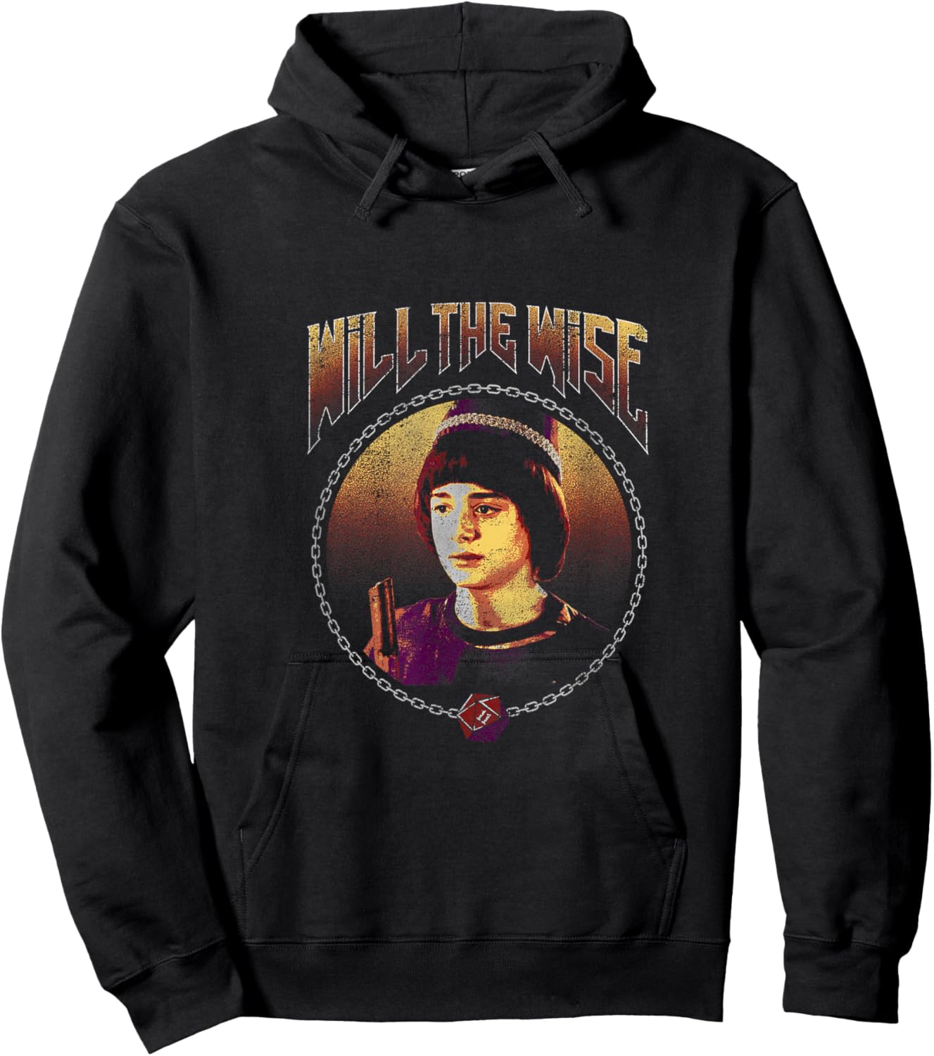 Stranger Things Will The Wise Wizarding Will D&D Character Hoodie - Hoodie | Black