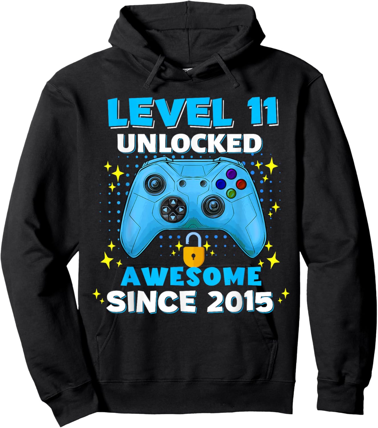 11th Birthday for Boys 11 Years Birthday Kids Gifts Hoodie - Hoodie | Black