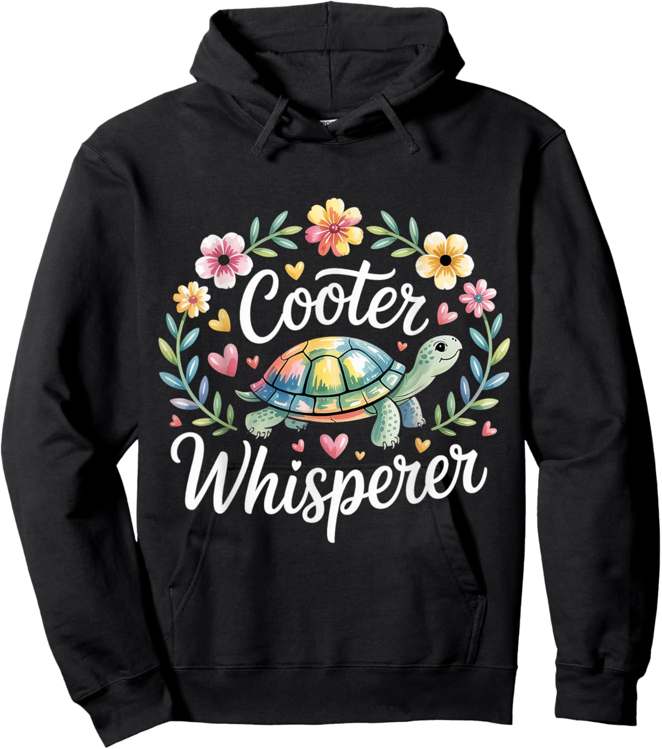 Cooter Whisperer Animal Turtle Reptile Lover Hoodie - Hoodie | Black