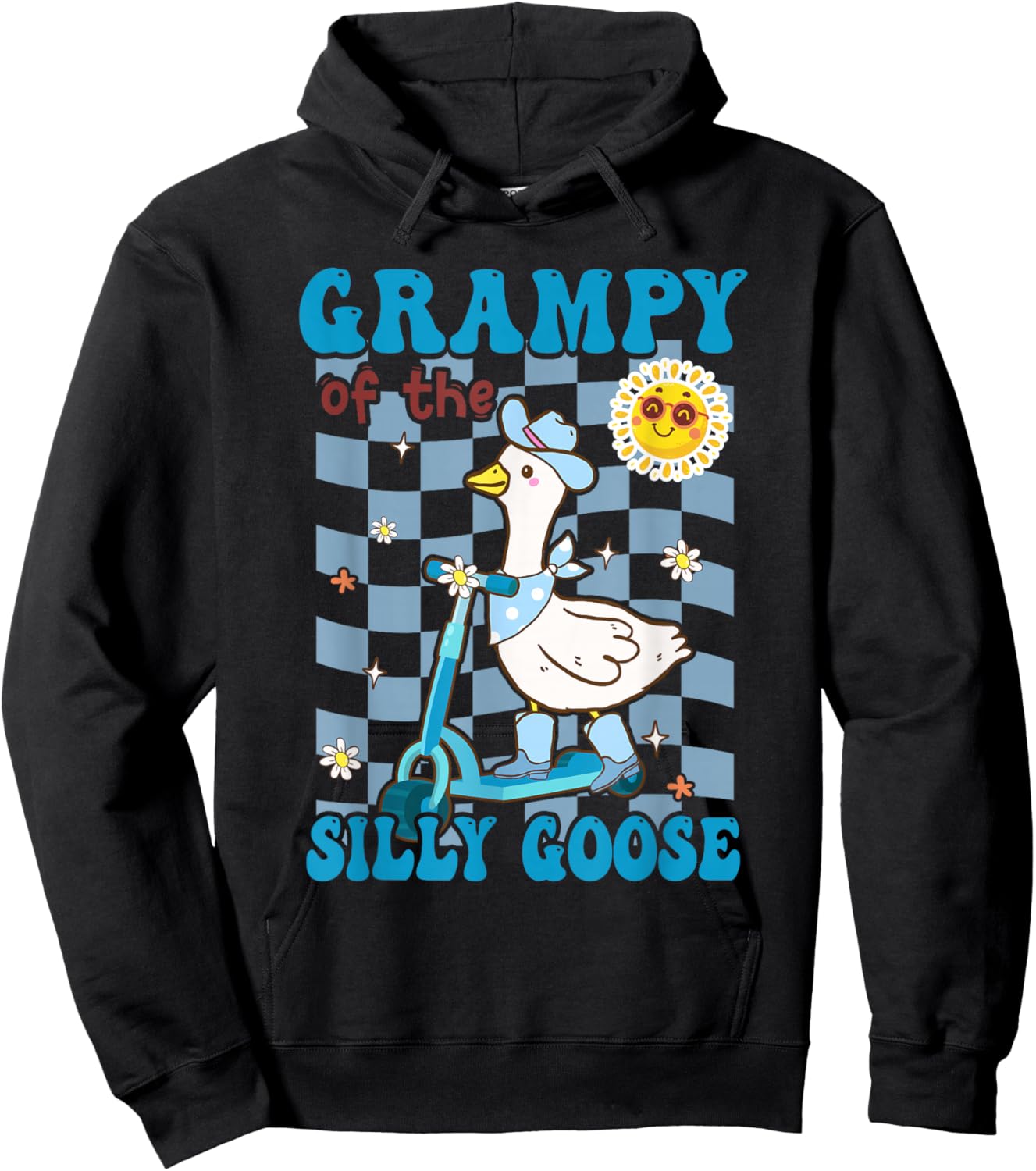 Grampy of The Silly Goose First Birthday Family Matching Hoodie - Hoodie | Black