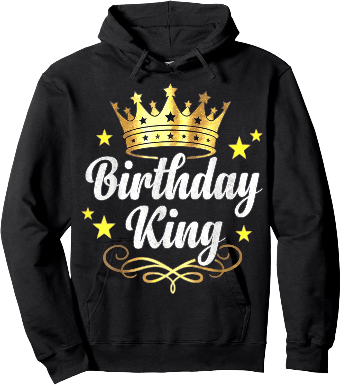 Birthday King Crown Hoodie - Hoodie | Black