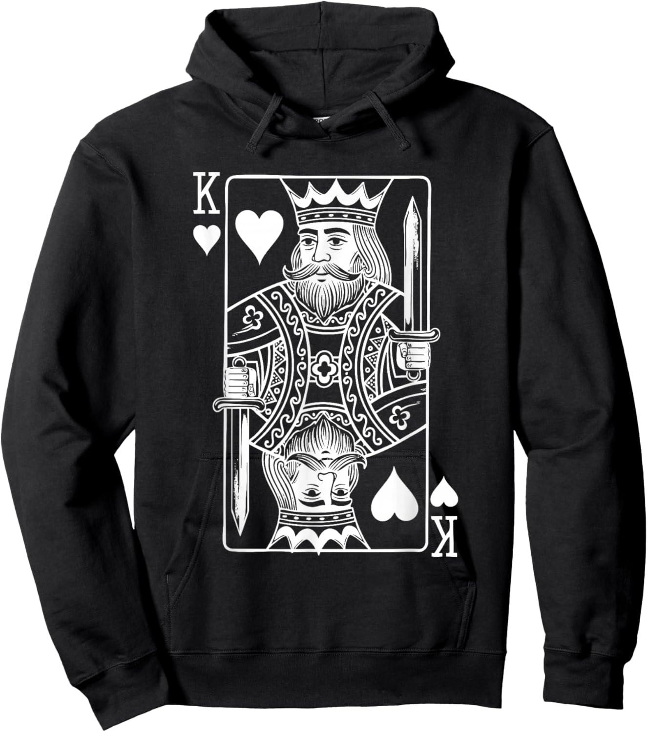 T-Shirt Hoodie - Hoodie | Black