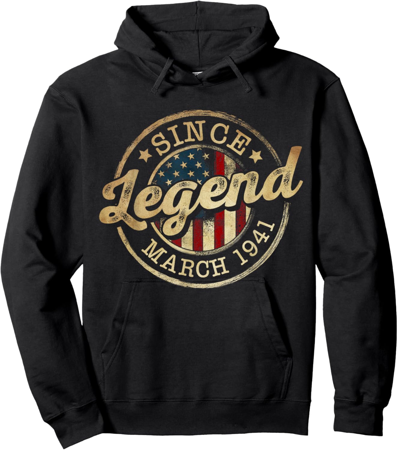 Legend Since March 1941 Vintage 85th Birthday Classic Hoodie - Hoodie | Black
