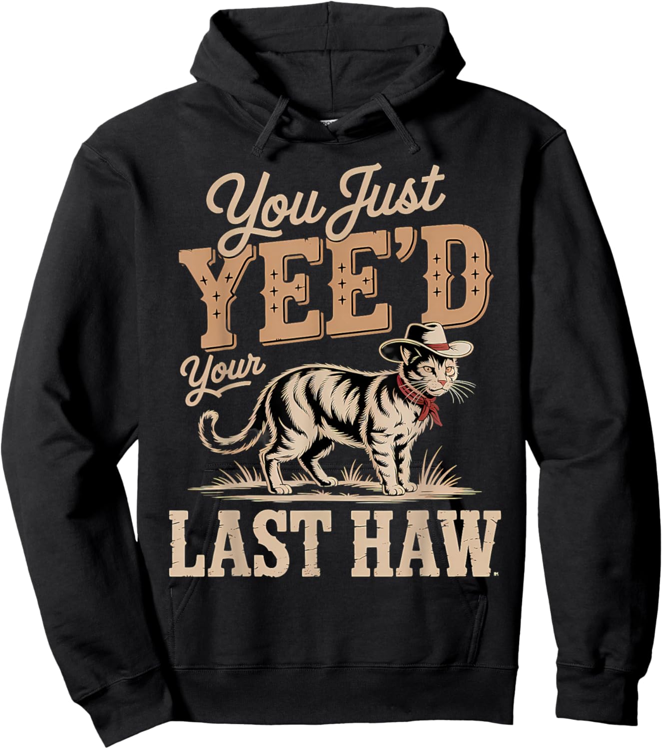 You Just Yee'd Your Last Haw Funny Country Western Cowboy Hoodie - Hoodie | Black
