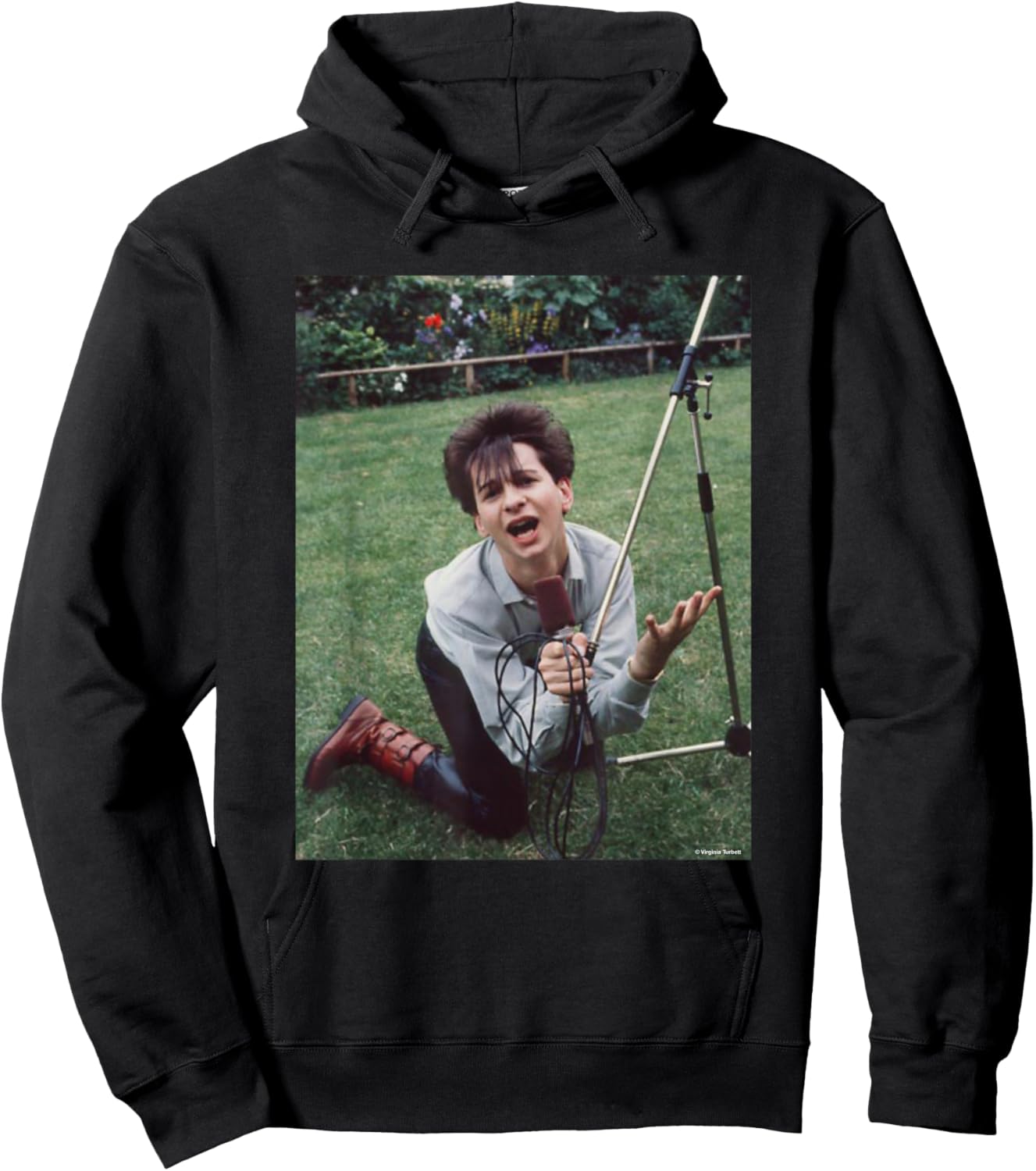Depeche Mode Singer Dave Gahan by Virginia Turbett Hoodie - Hoodie | Black