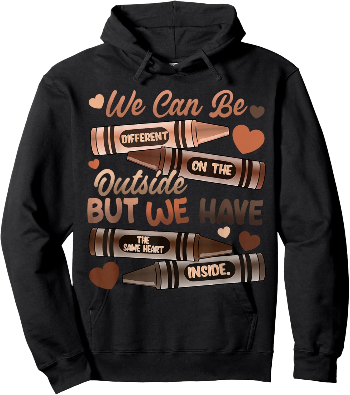 The Same Heart Inside Black History Month African American Hoodie - Hoodie | Black