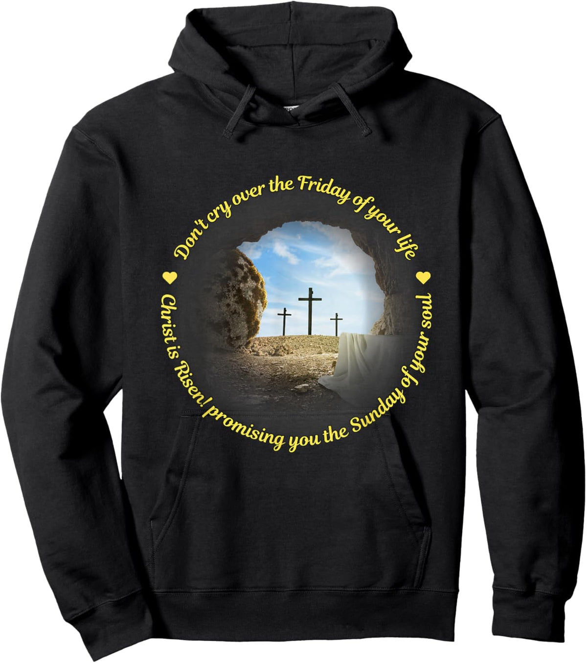 Resurrection - Christ is Risen Hoodie - Hoodie | Black