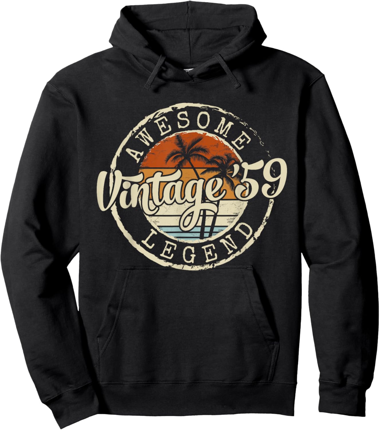 Vintage 1959 67yr 67th Birthday Gifts 67 Years Old Hoodie - Hoodie | Black