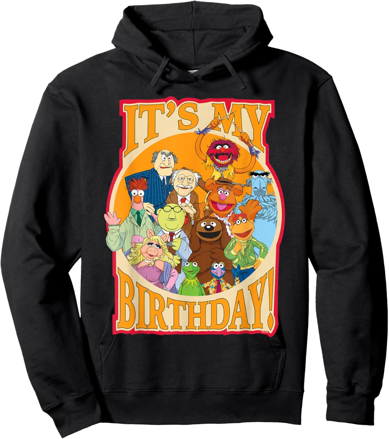 Disney The Muppets It's My Birthday! Party Hoodie - Hoodie | Black