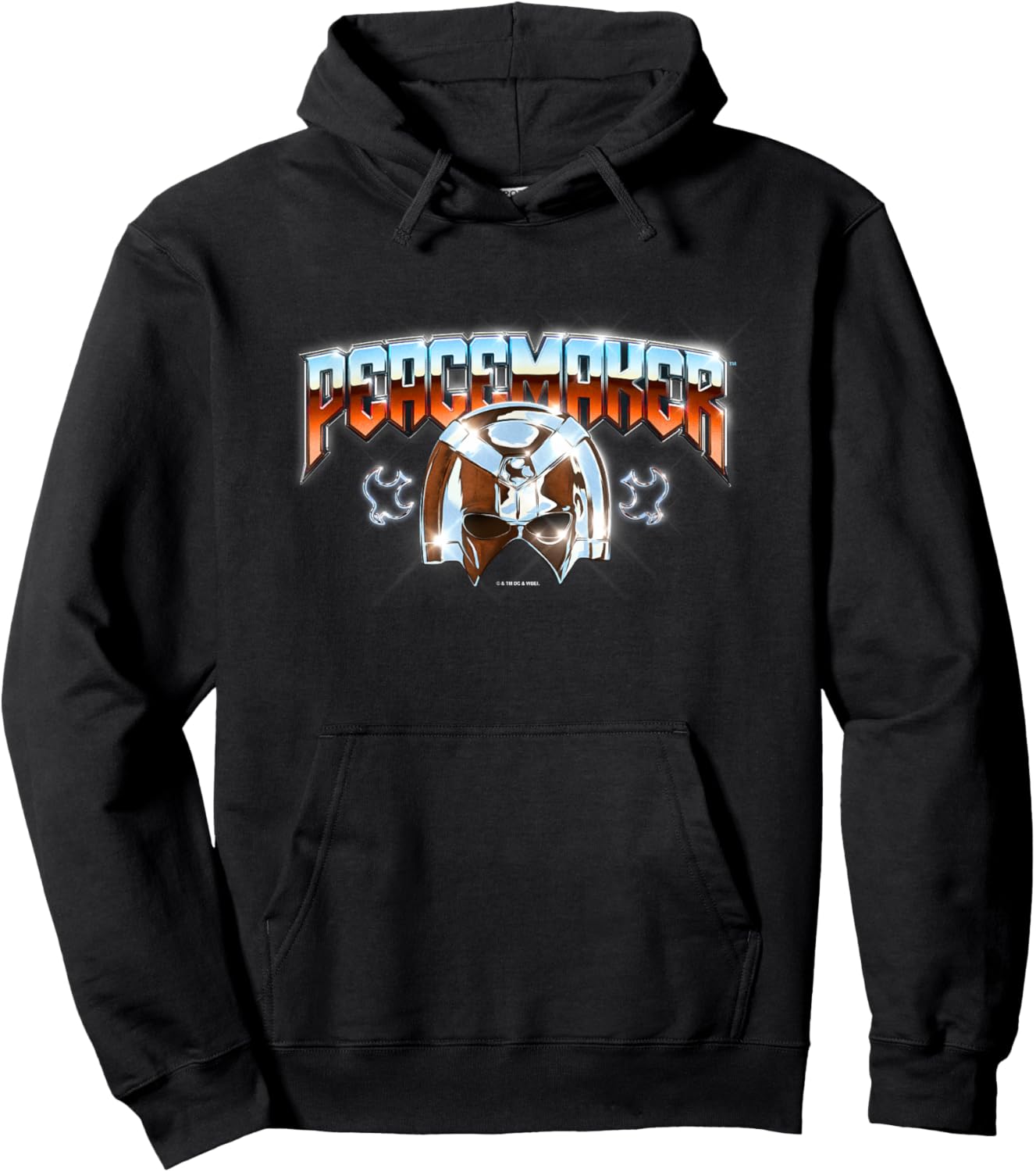 DC Comics Peacemaker Chromatic Style Portrait Hoodie - Hoodie | Black