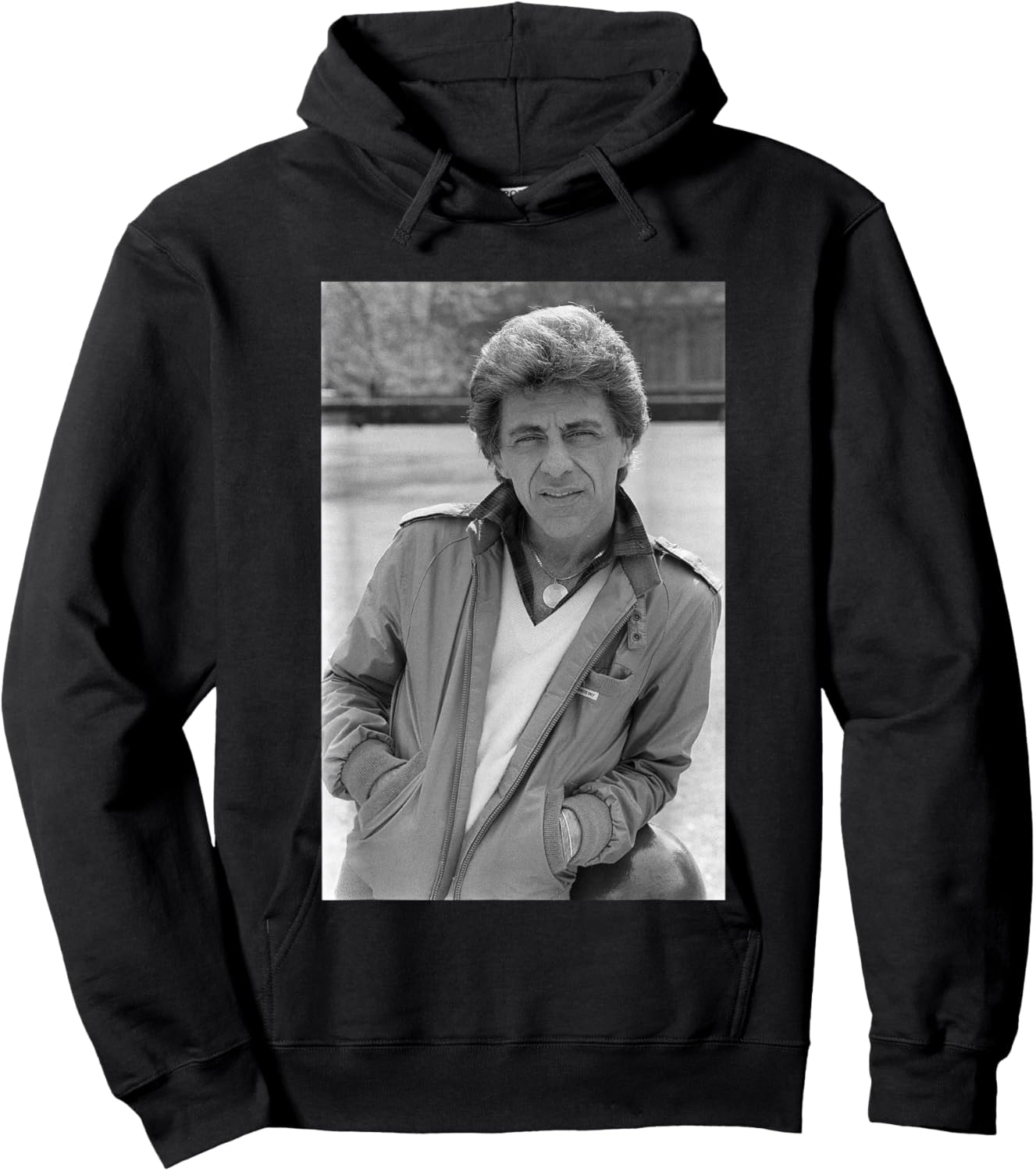 The Four Seasons Lead Singer Frankie Valli 1980 Hoodie - Hoodie | Black