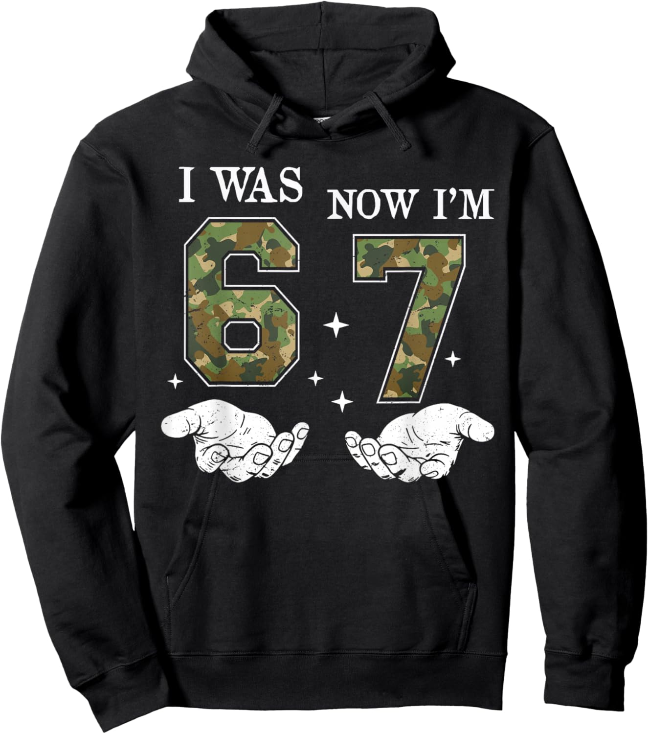 I was 6 Now I'm 7 Year Old Birthday 6 7 Birthday Boys Kids Hoodie - Hoodie | Black