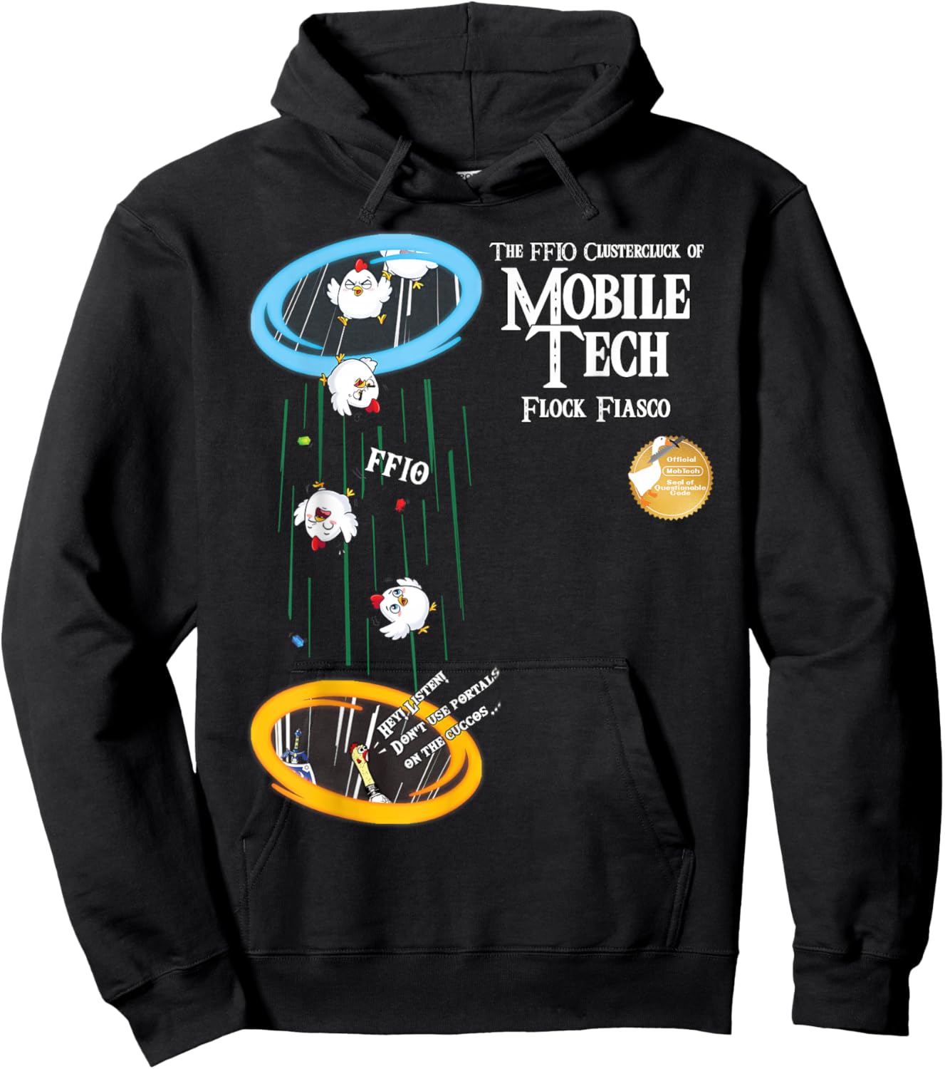 Flock Fiasco of 2026 Mobile Tech! Hoodie - Hoodie | Black