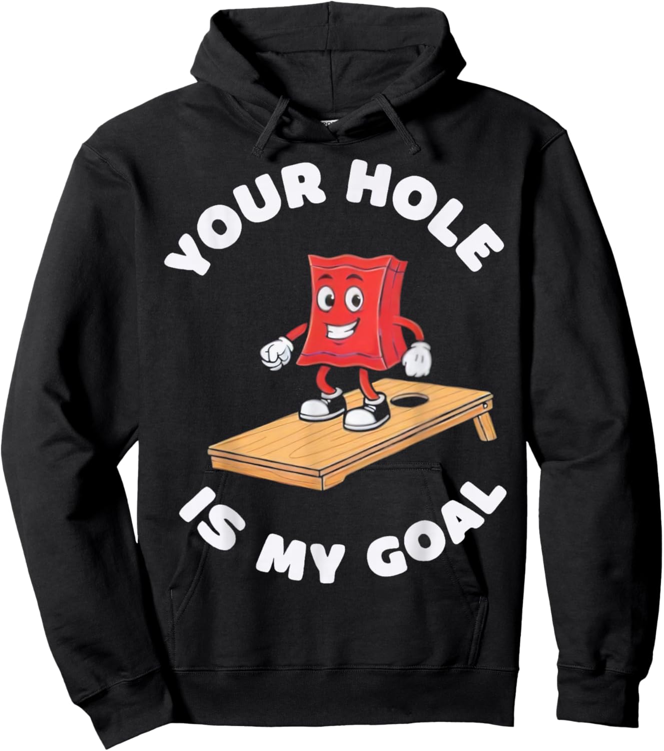 Your Hole is My Goal Hoodie - Hoodie | Black