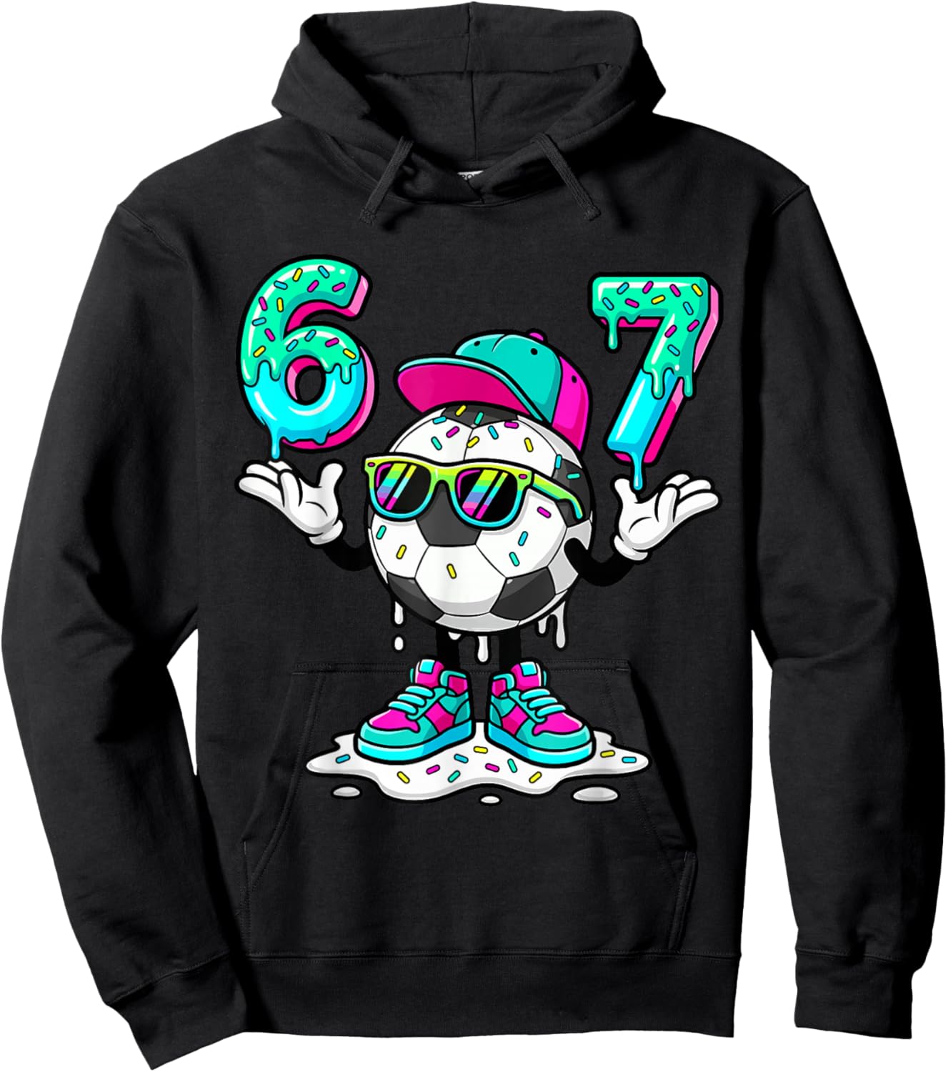 Funny Gen Alpha Meme Drip Hoodie - Hoodie | Black