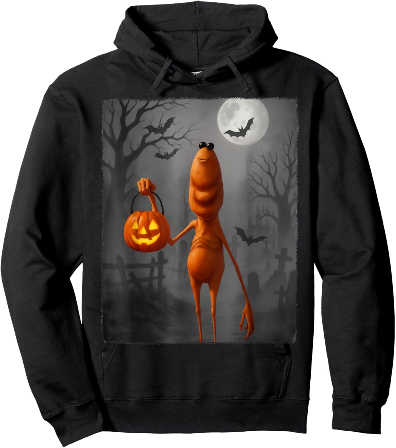 Marcus The Worm Halloween Custome Hoodie - Hoodie | Black